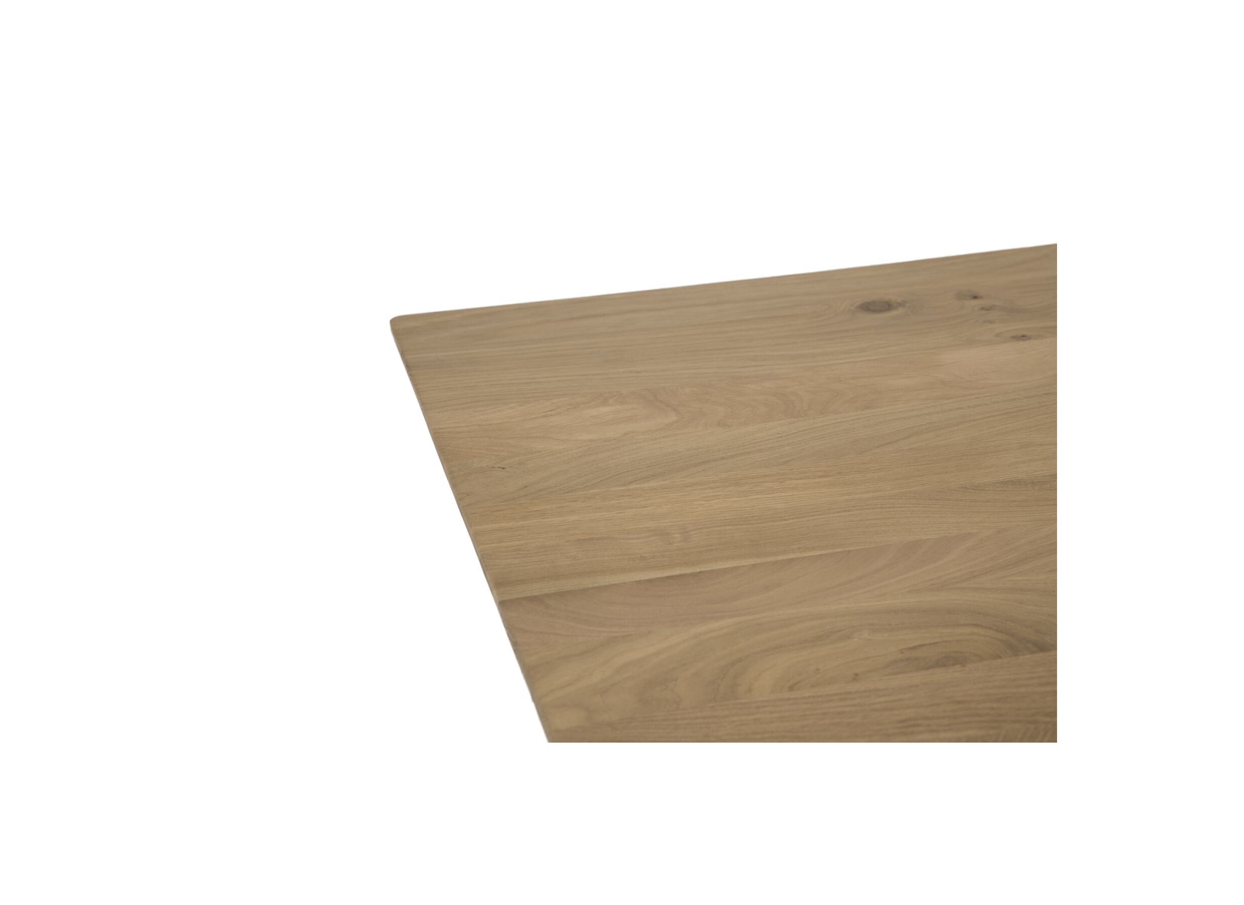 Table basse Float 80x80x30cm chêne massif - naturel