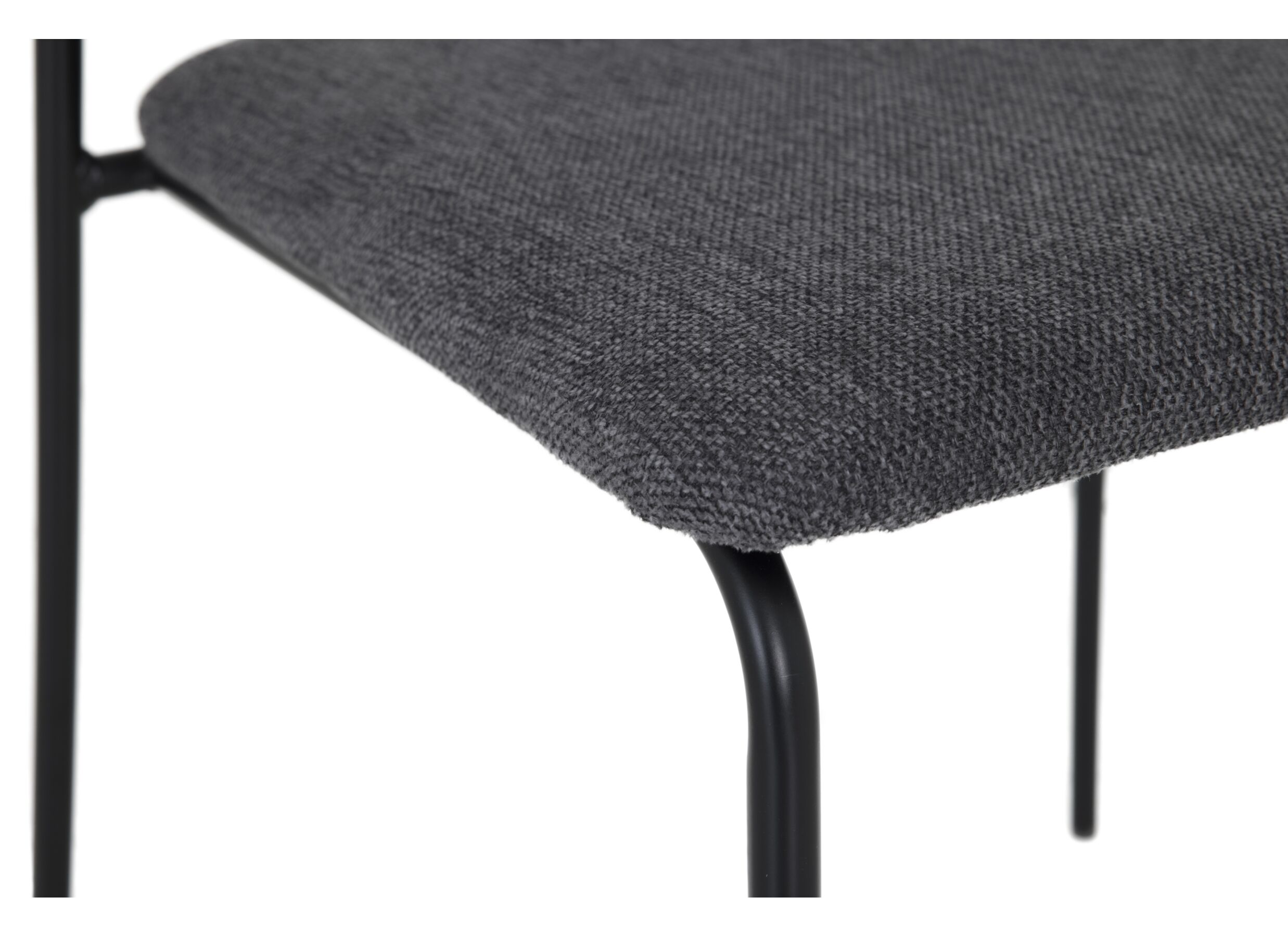 Detail - Chaise Epoca 46x54,5x85cm - tissu - anthracite