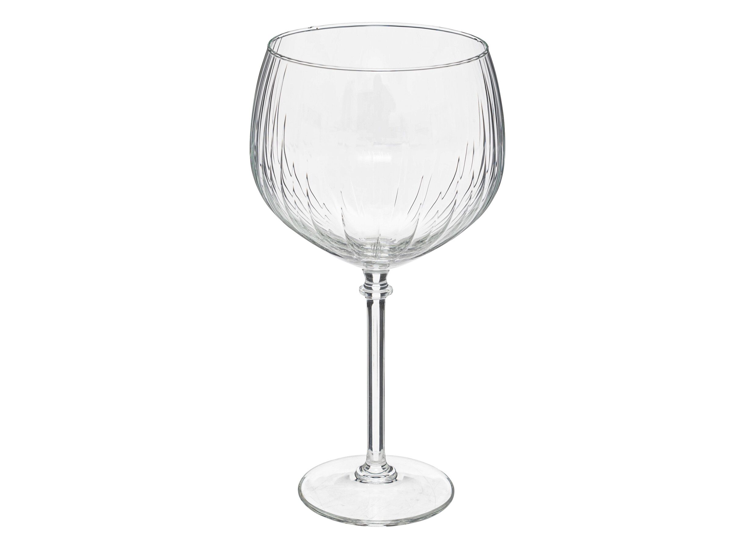 Ginglas Strie 64cl - glas - transparant set van 4 - Ginglas Strie 64cl - glas - transparant set van 4