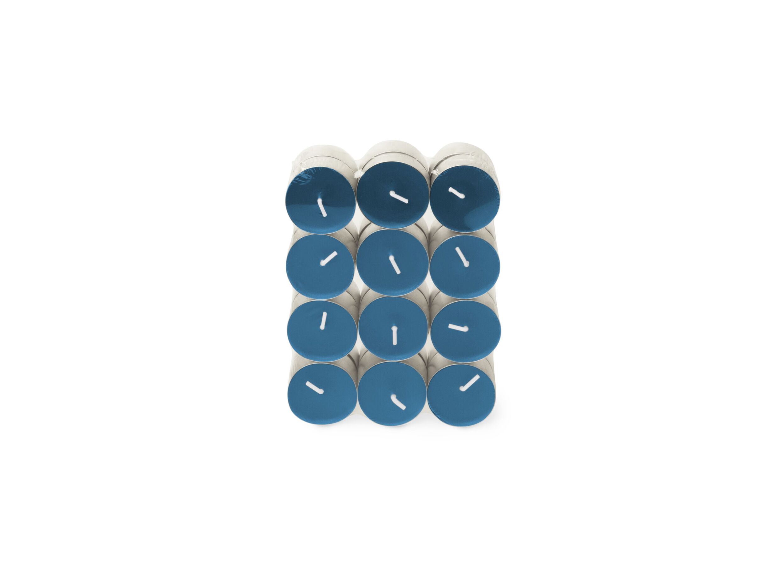 Hoofdfoto - Theelichtjes Soft Sunrise 4,5u blauw, 24 stuks