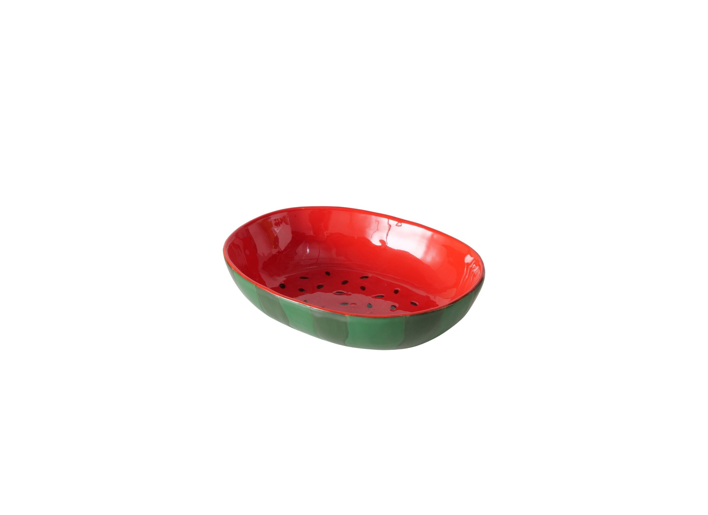 Plus Important - Corbeille à fruits Melon 20x15,5cm - ceramic - red/green