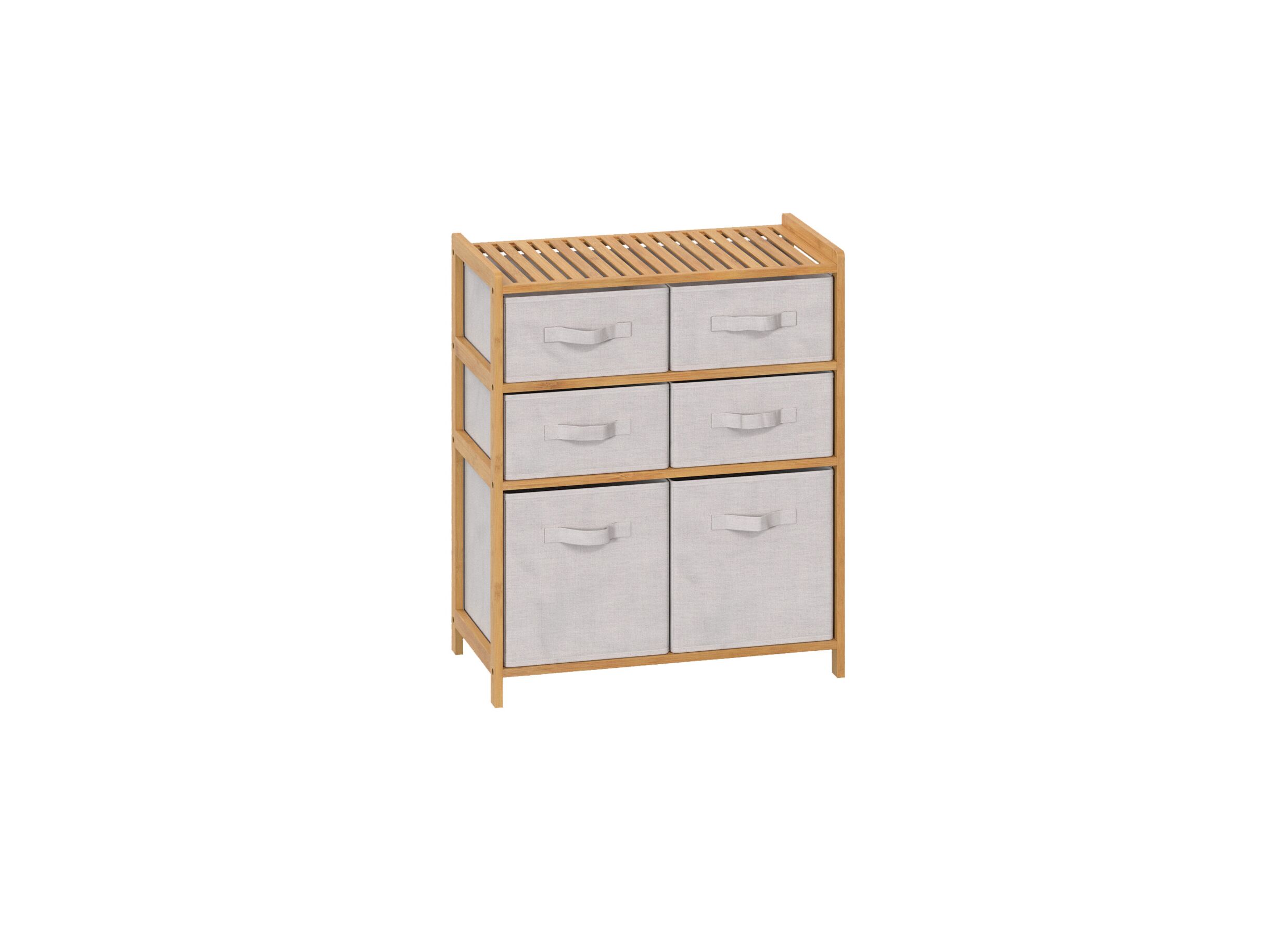 Ladekast Tidy 66x33x78,5cm - bamboe - naturel