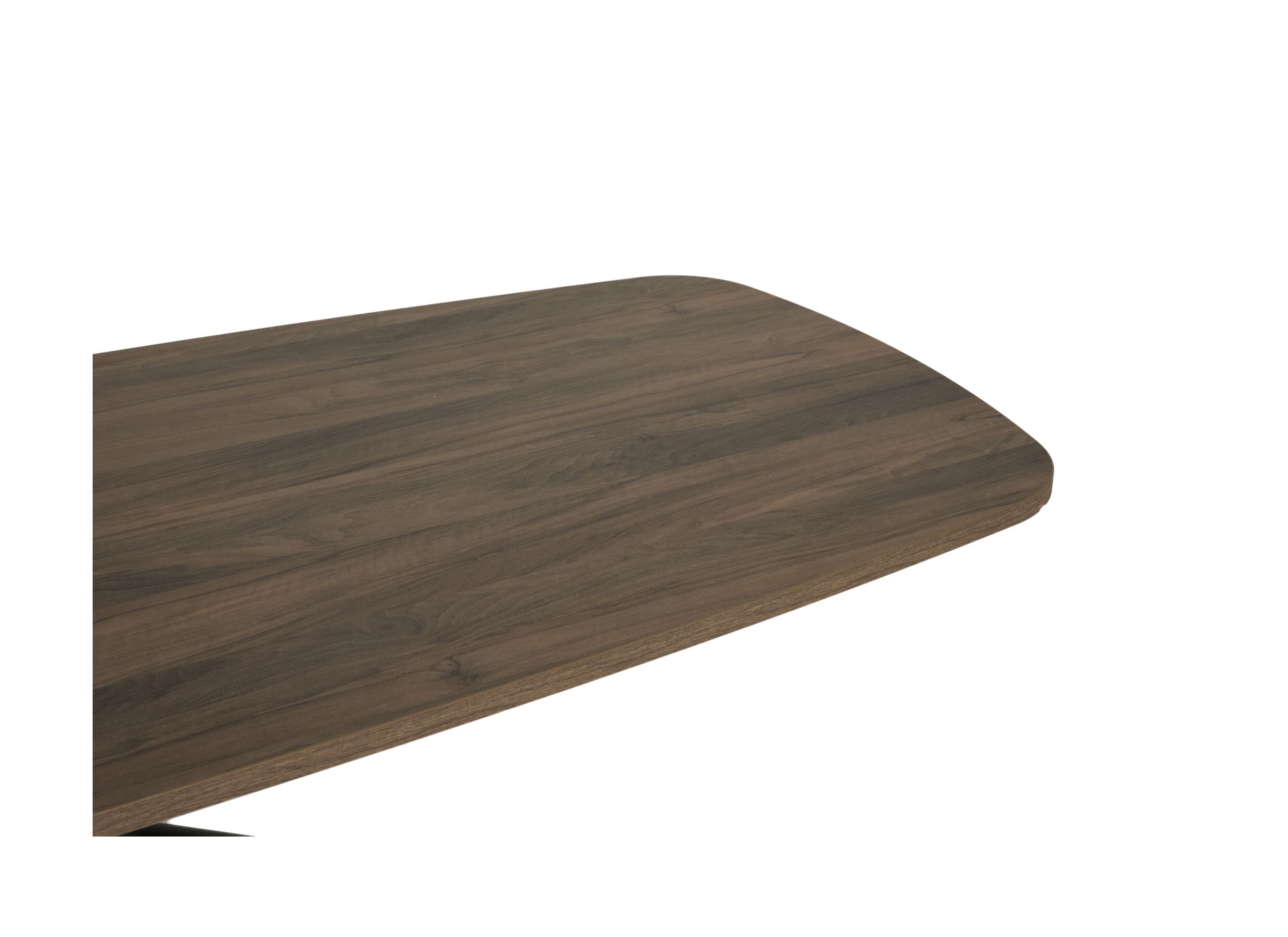 Detail - Table 183x100cm - mélamine - brushed walnut nature