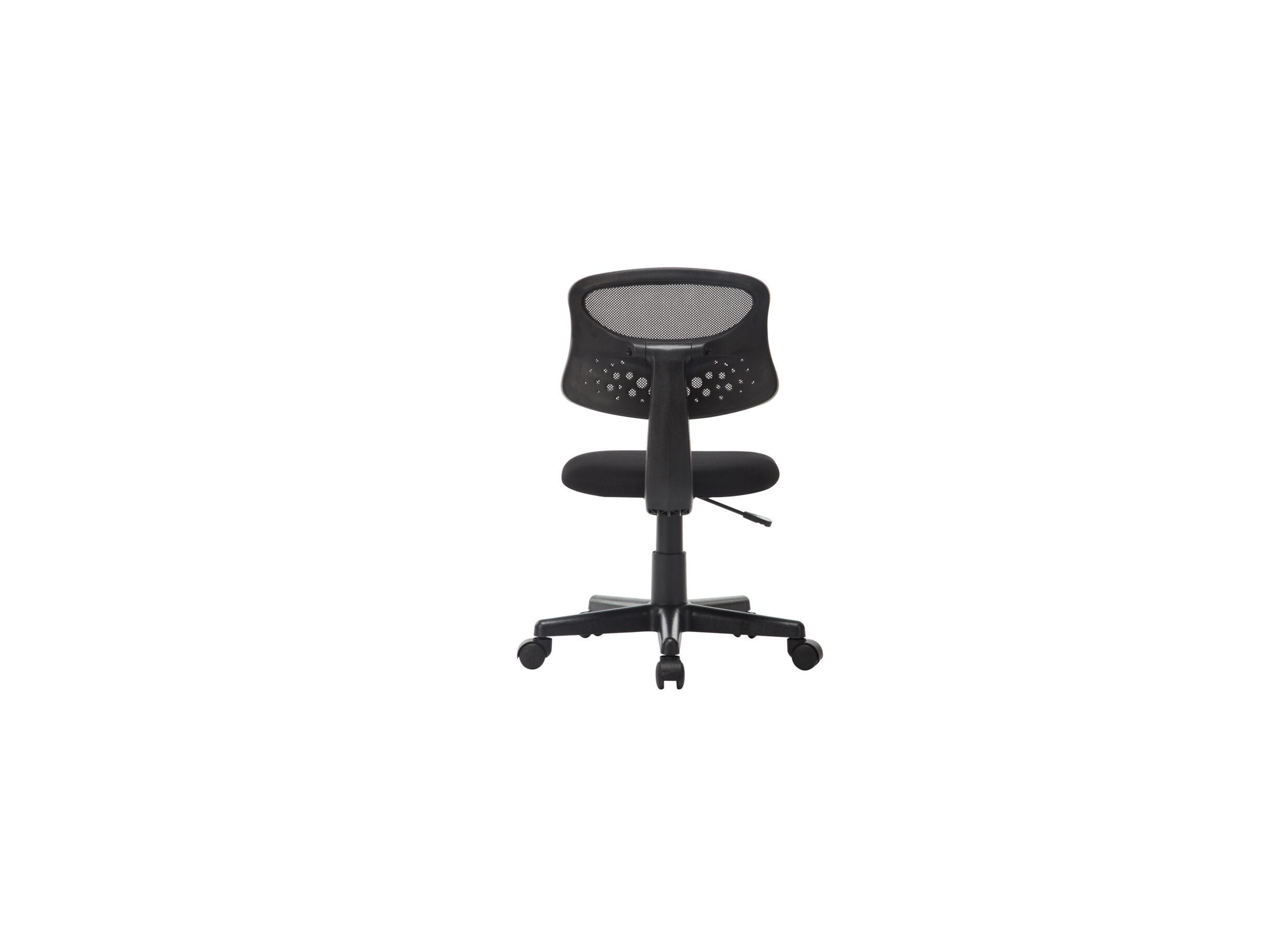 Chaise de bureau Nola 43x48x89,5cm - tissu - noir