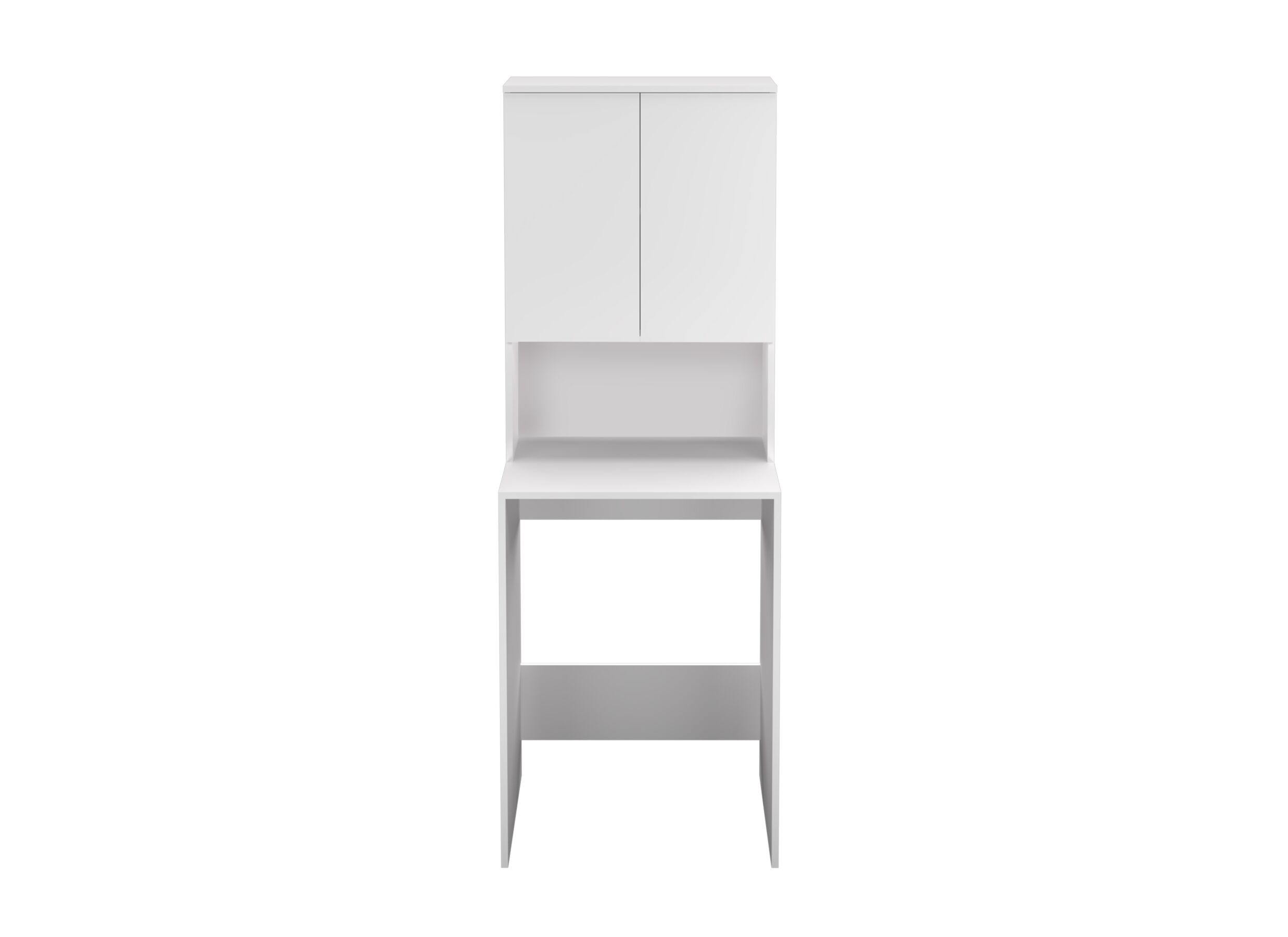 Aperçu - Armoire pour machine à laver Abra 65x60x182cm - mélamine - blanc