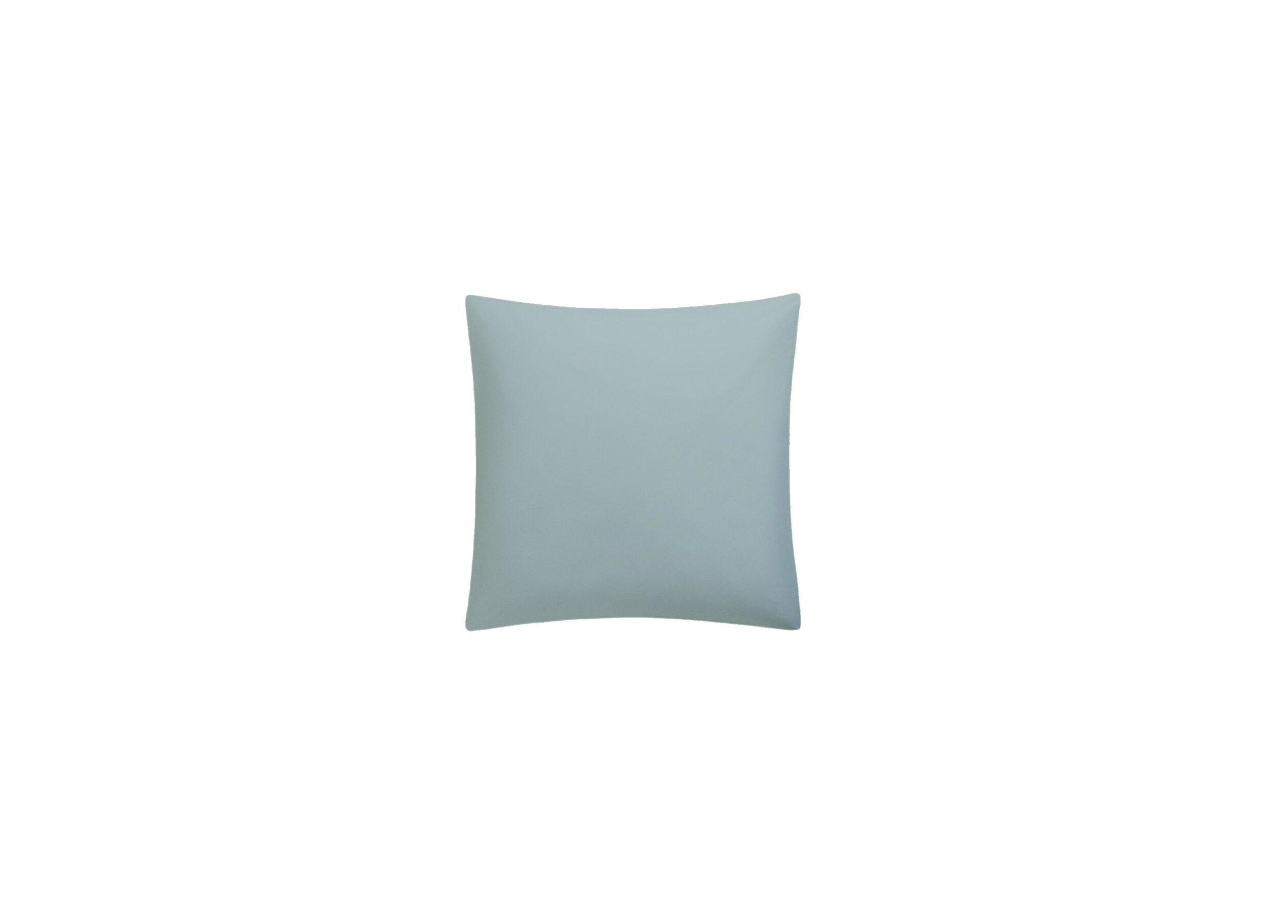 Kussensloop 65x65cm - percale katoen - aqua - Taie d'oreiller 65x65cm - percale coton - aqua