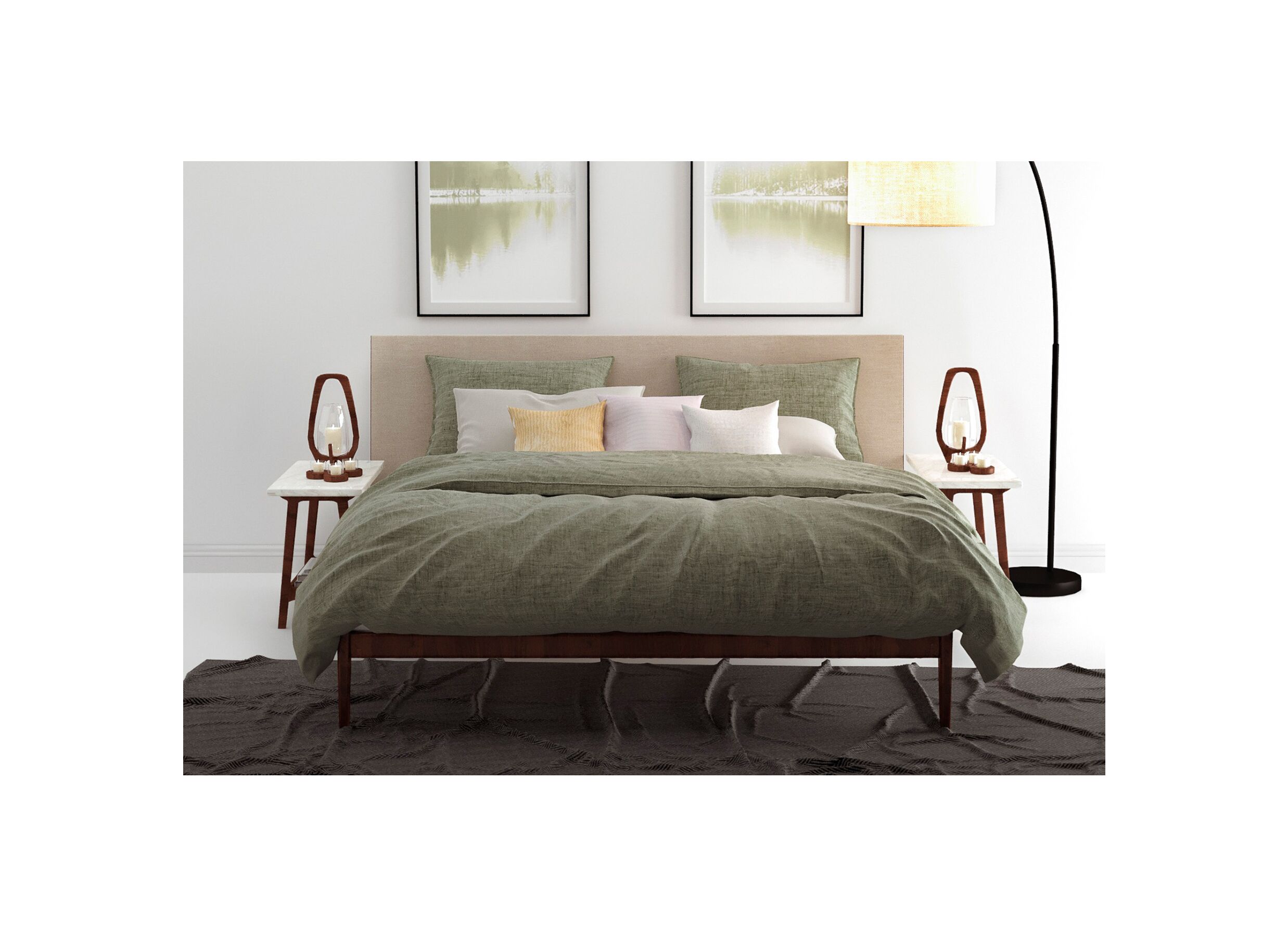 Foto ambiance - Housse de couette 200x220cm coton
