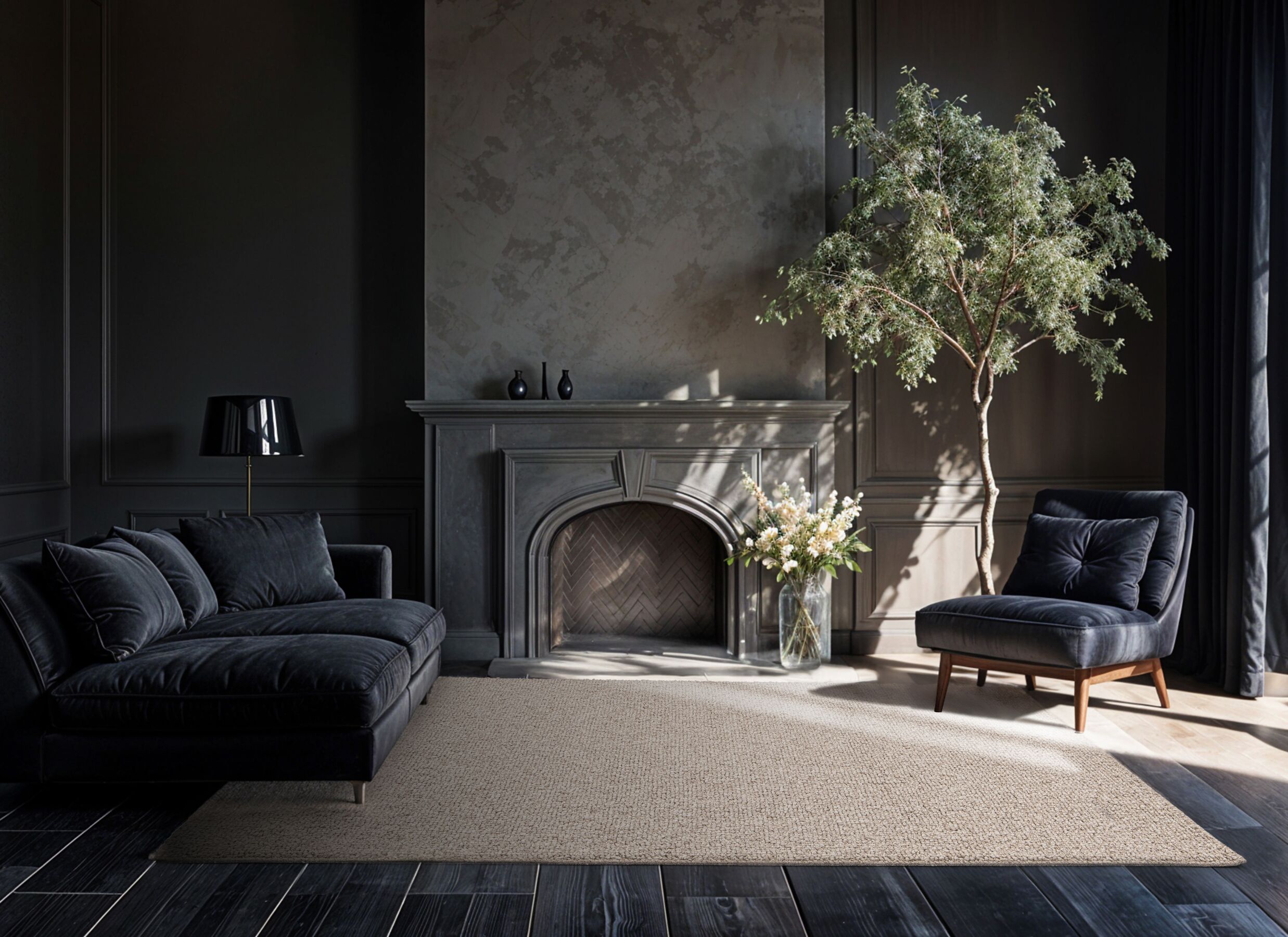 Foto ambiance - Tapis Manon 160x230cm - polypropylène - écru
