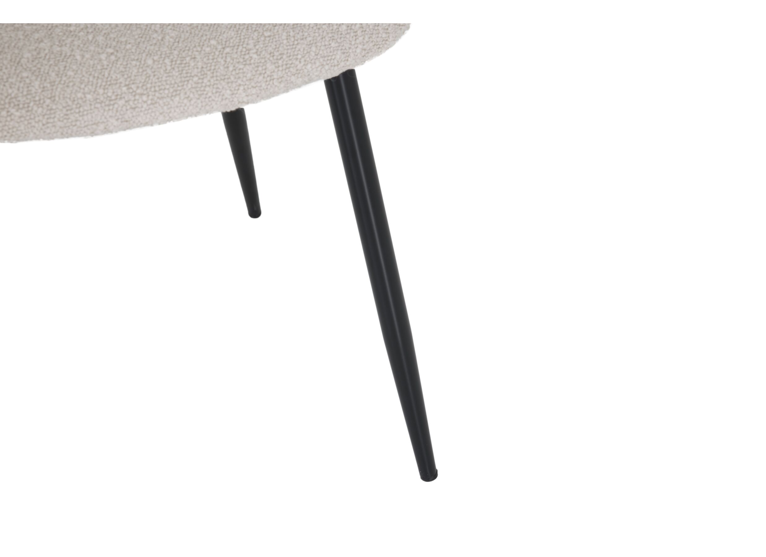 Stoel Charlton 44x53x87cm - molton - boucle beige