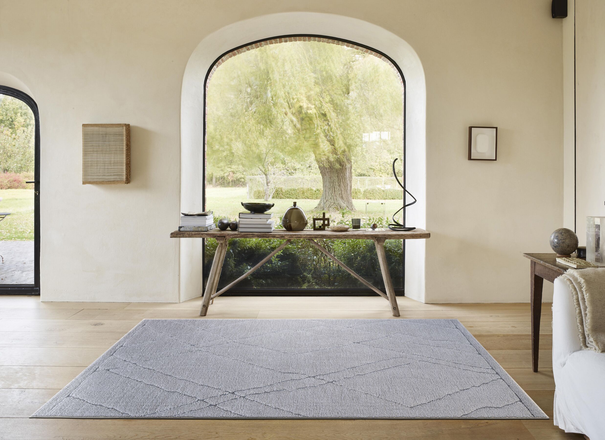 Sfeerfoto - Tapijt Madagaskar 160x230cm - polyester - lichtgrijs