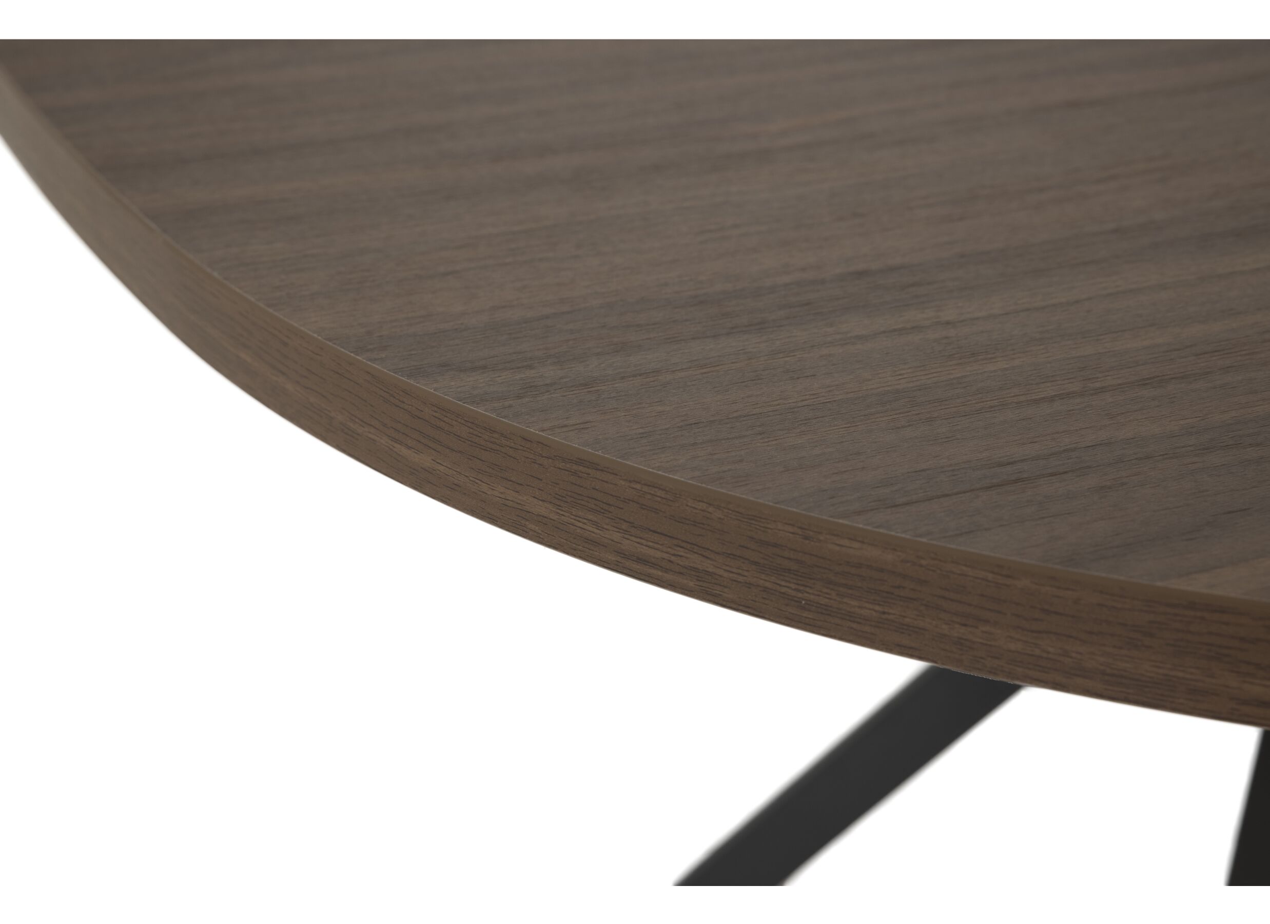 Table Onyx 120x120cm - HPL - noyer