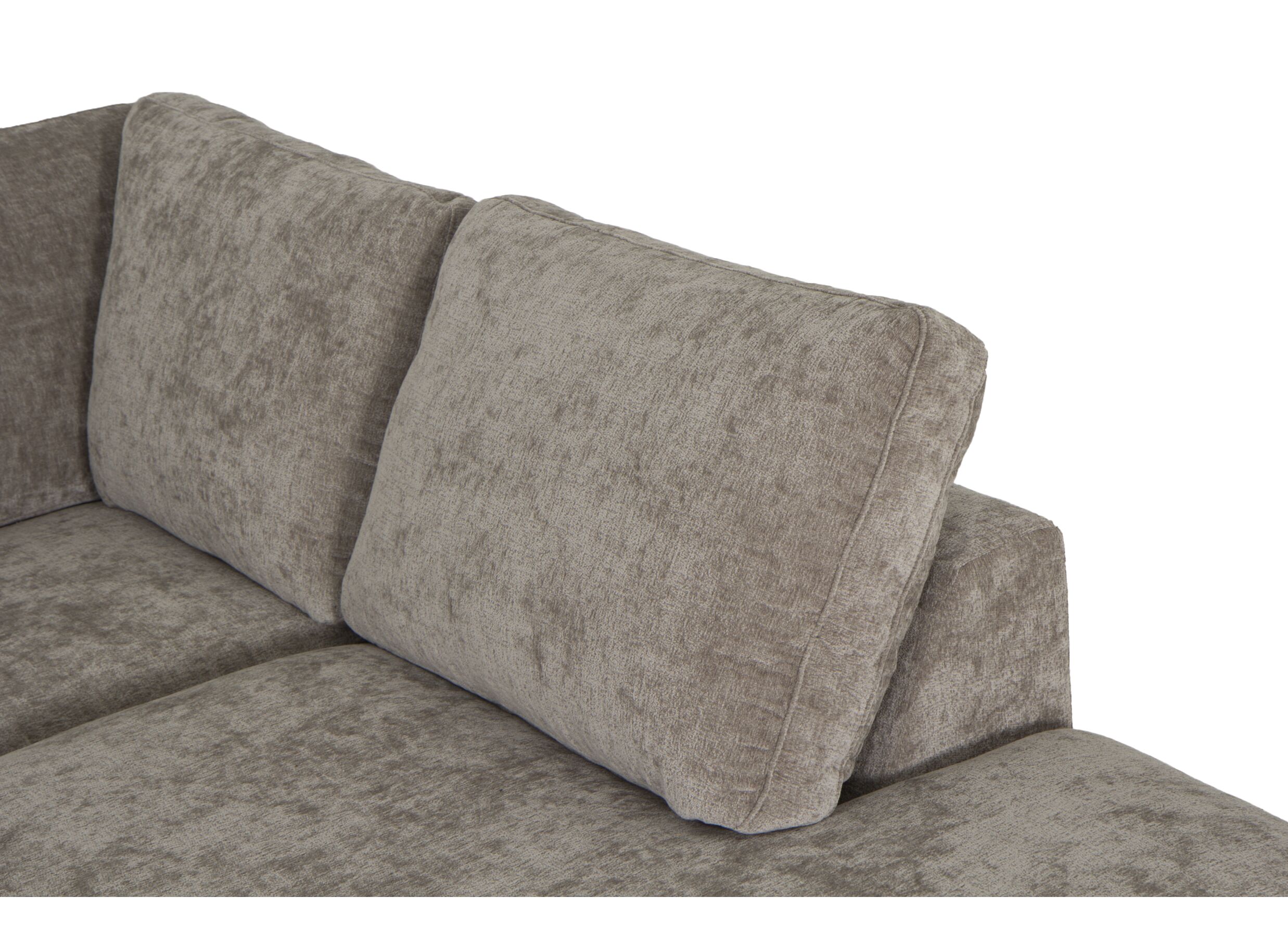 Canapé d'angle Larvik 410x228cm - tissu - beige