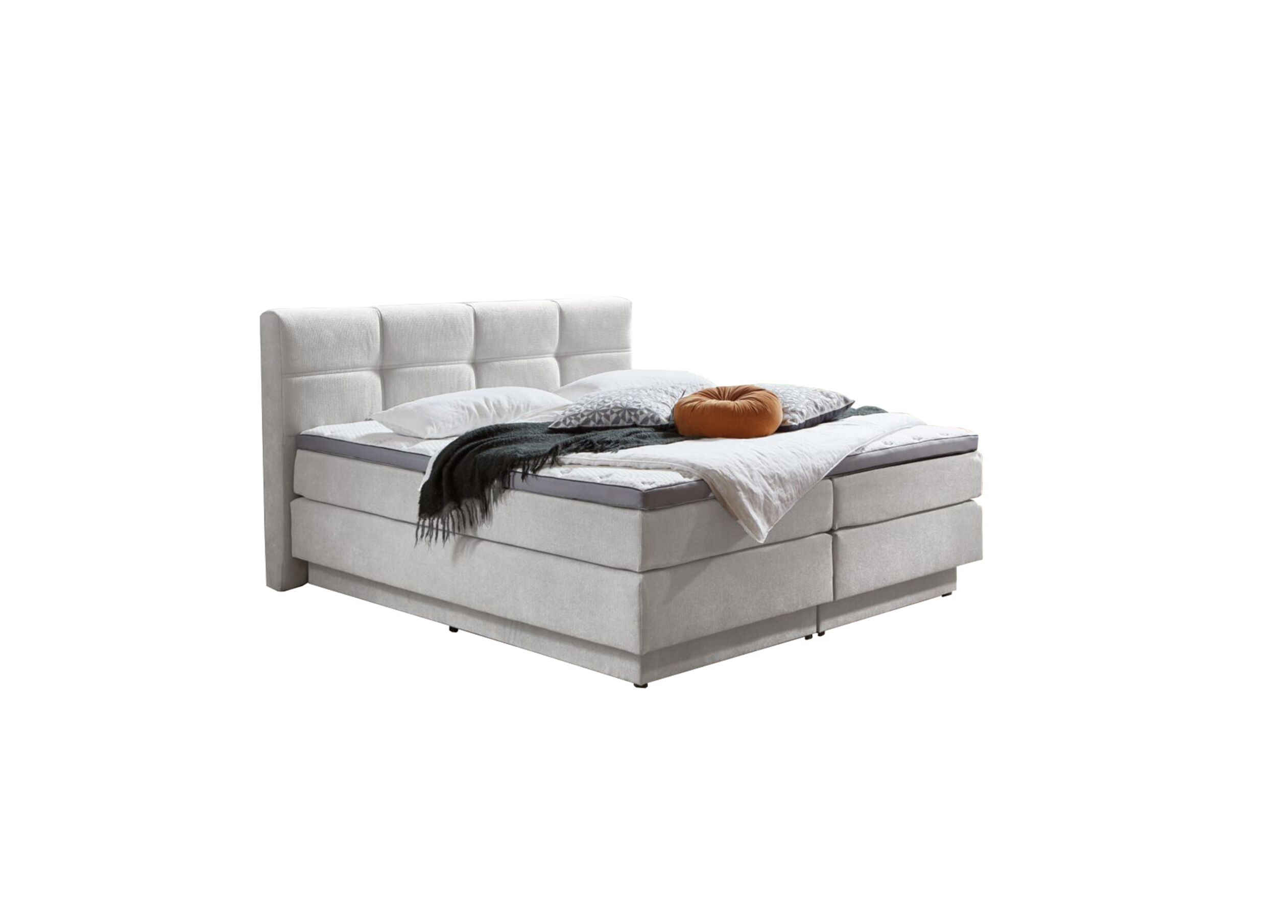 Boxspring BX2110 Portage 160x200cm met opbergruime - stof - ecru - Boxspring BX2110 Portage 160x200cm avec rangement - tissu - ecru