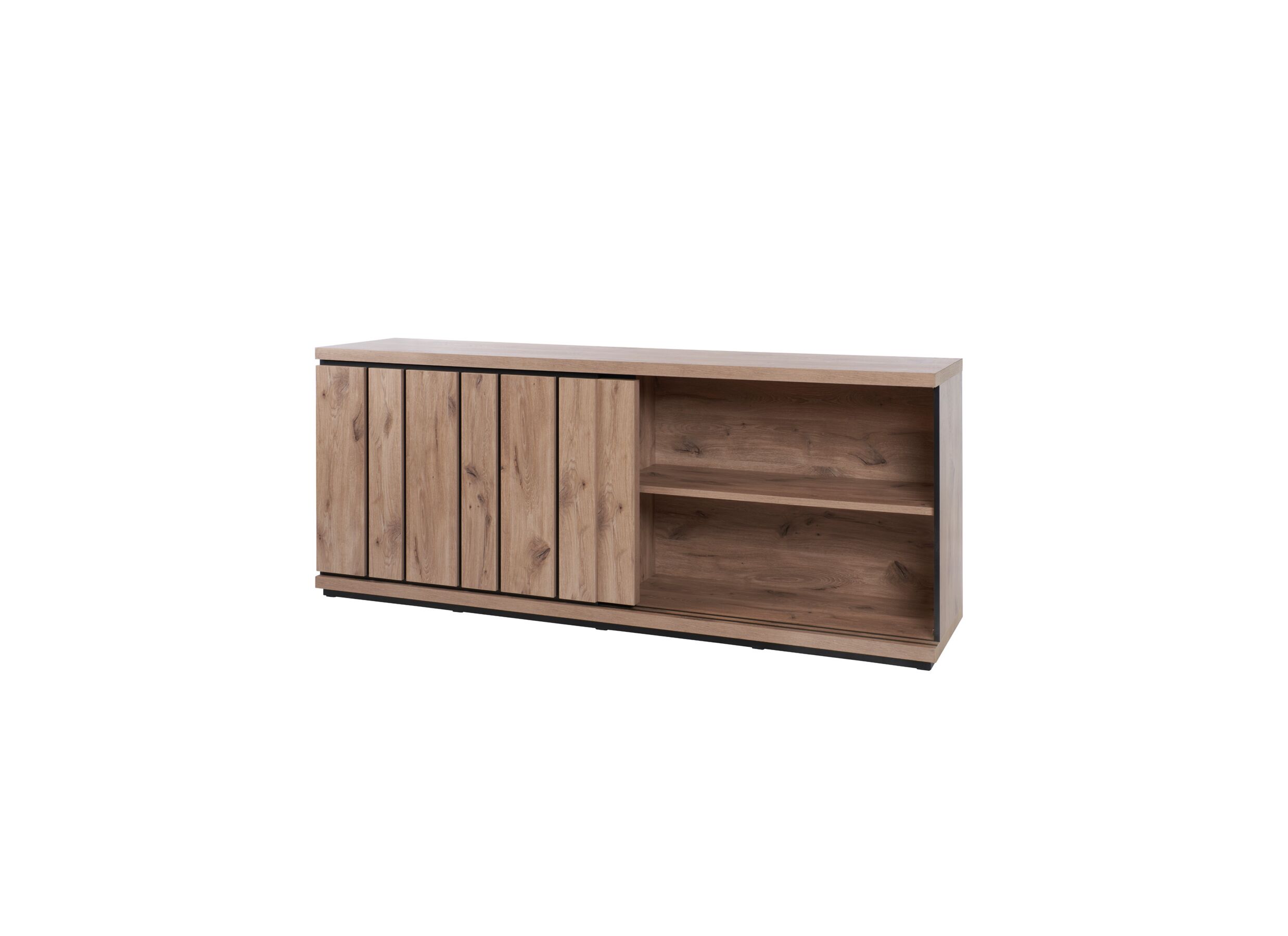 Buffet Stefan 232cm - film décoratif - canyon oak
