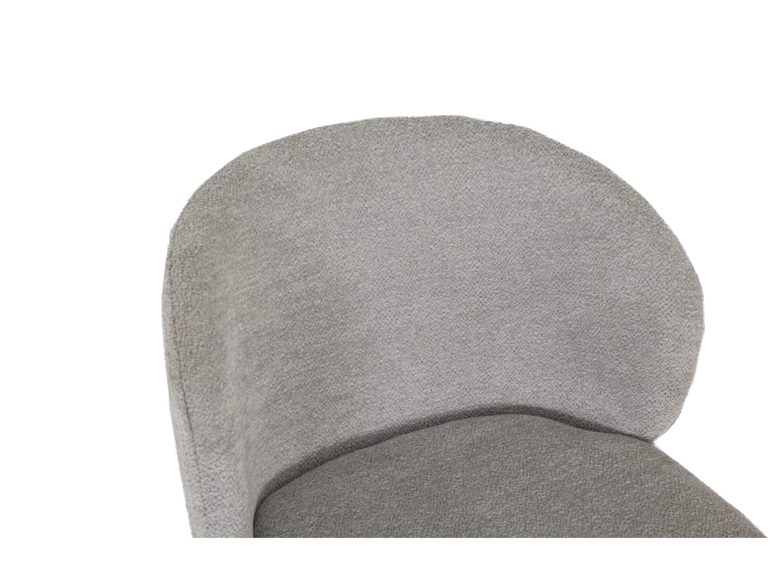 Detailfoto - Barstoel Shell ZH65cm - stof - grijs