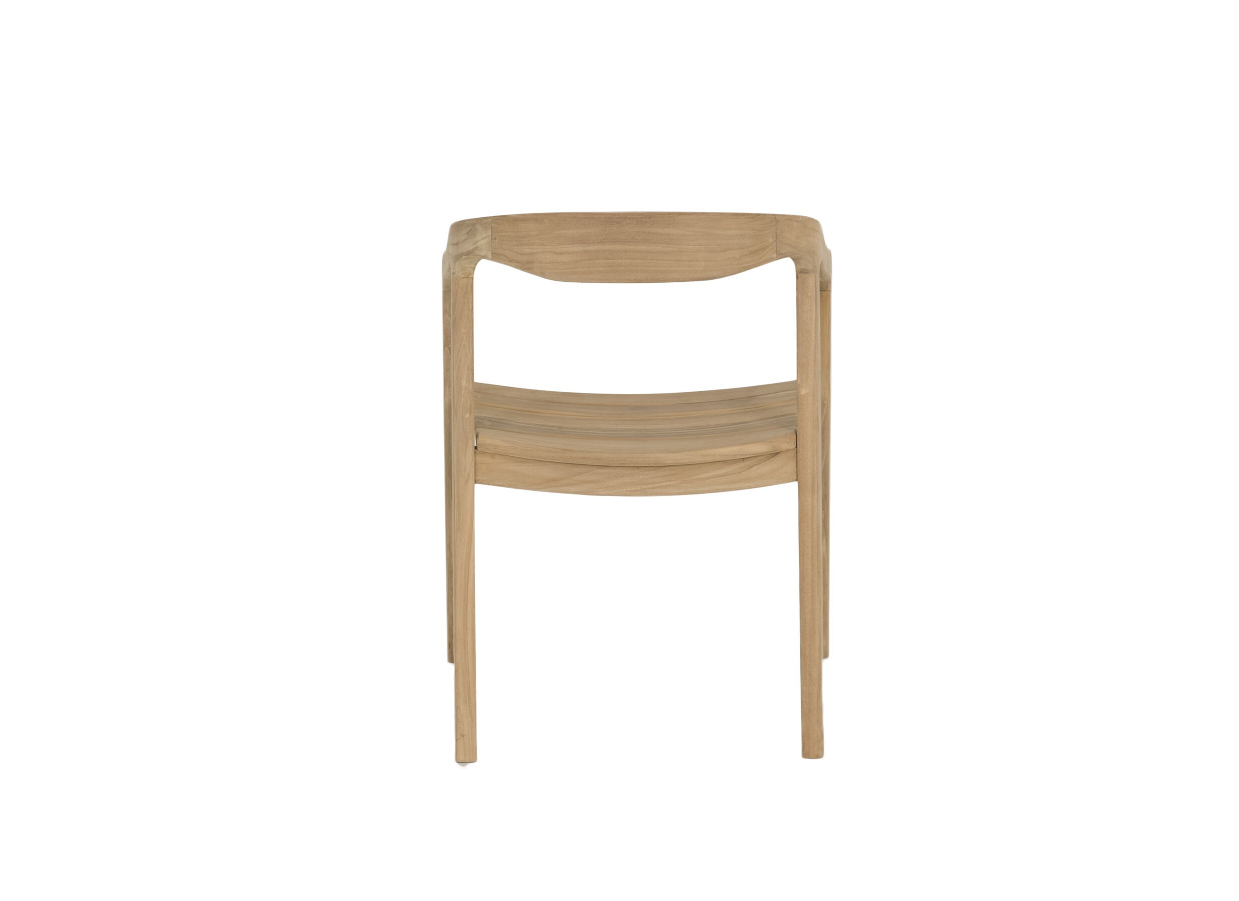 Overzichtsfoto - Stoel Cato 52x50x80cm - teak massief - naturel