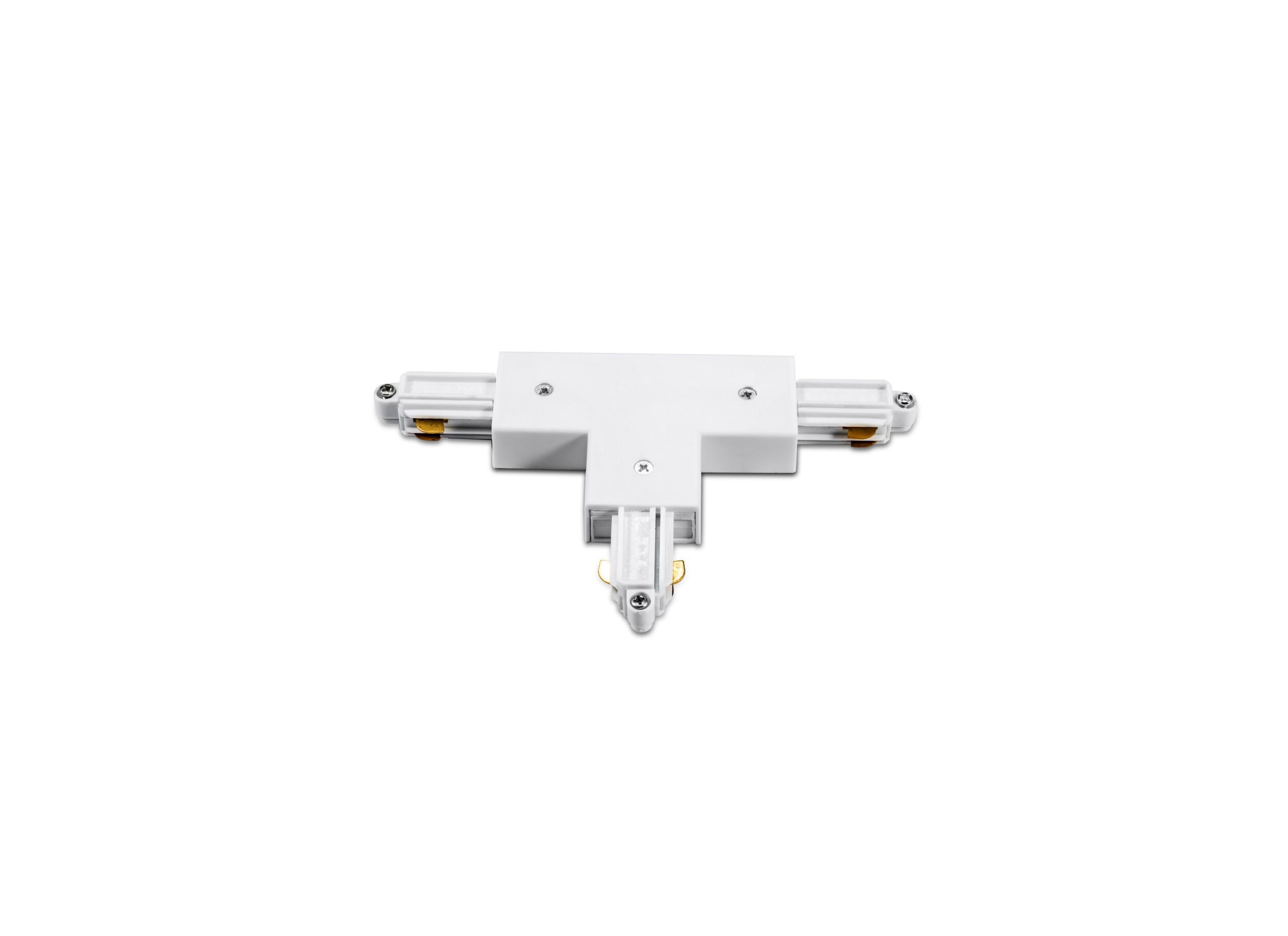 Railverlichting T-connector monofase binnen aarding wit