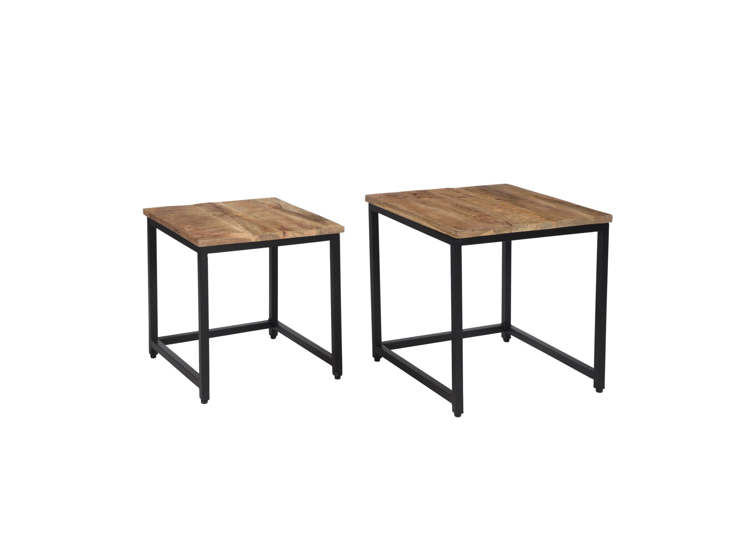 Aperçu - Table d'appoint Cilou 45x45cm lot de 2
