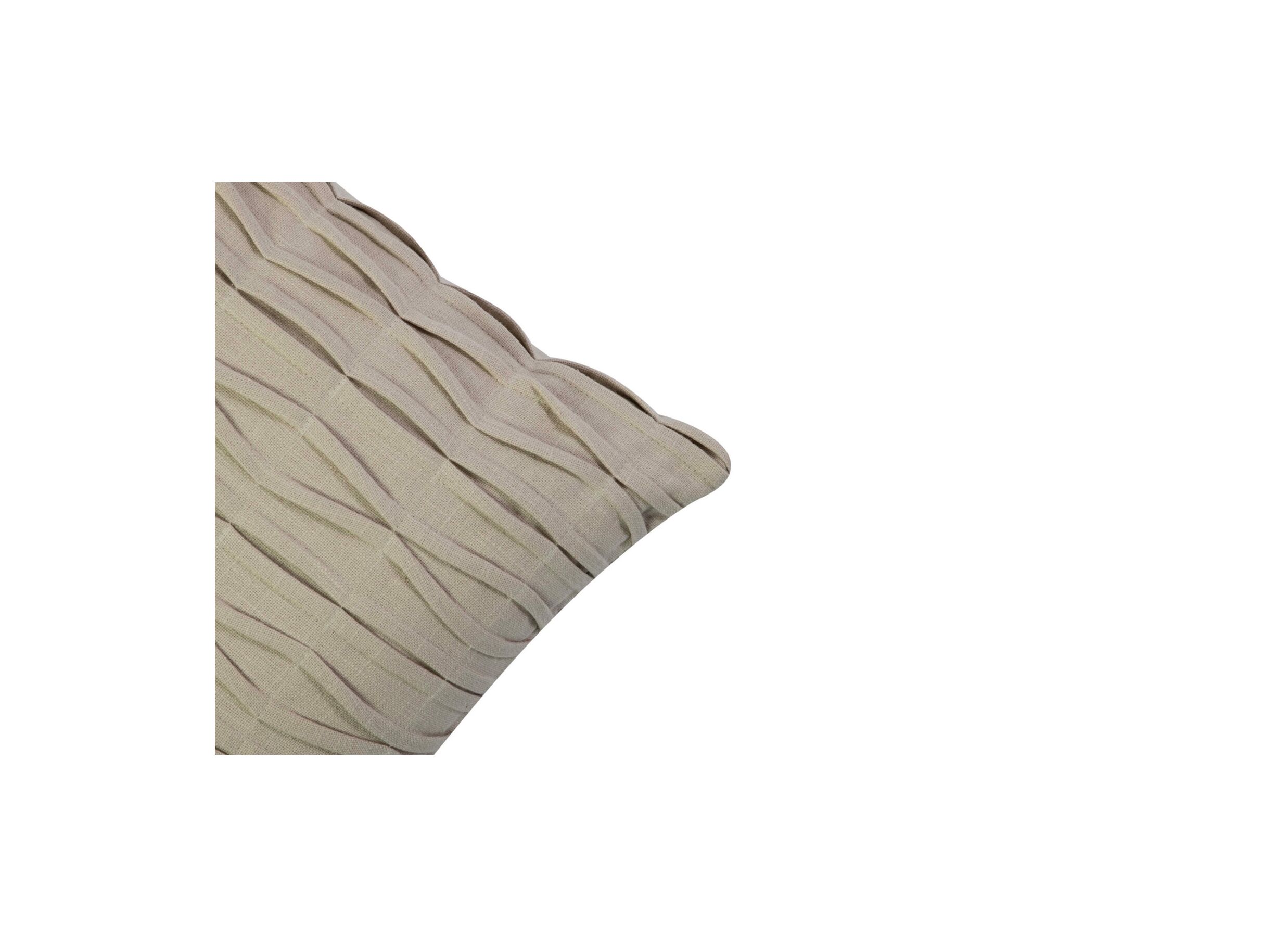 Detailfoto - Kussen Paulie 45x45cm - stof - beige