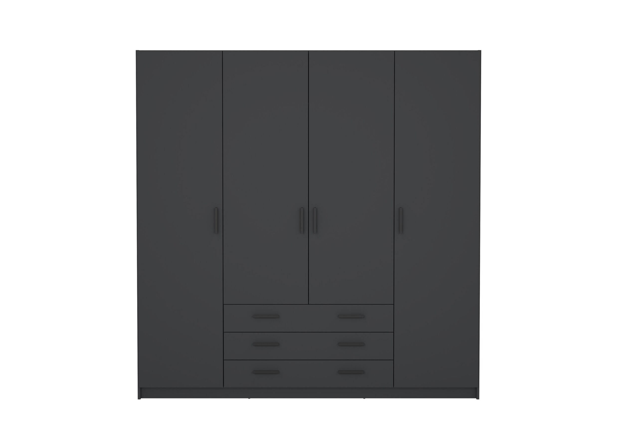 Aperçu - Garde-robe Sprint 196cm - décor - gris mat