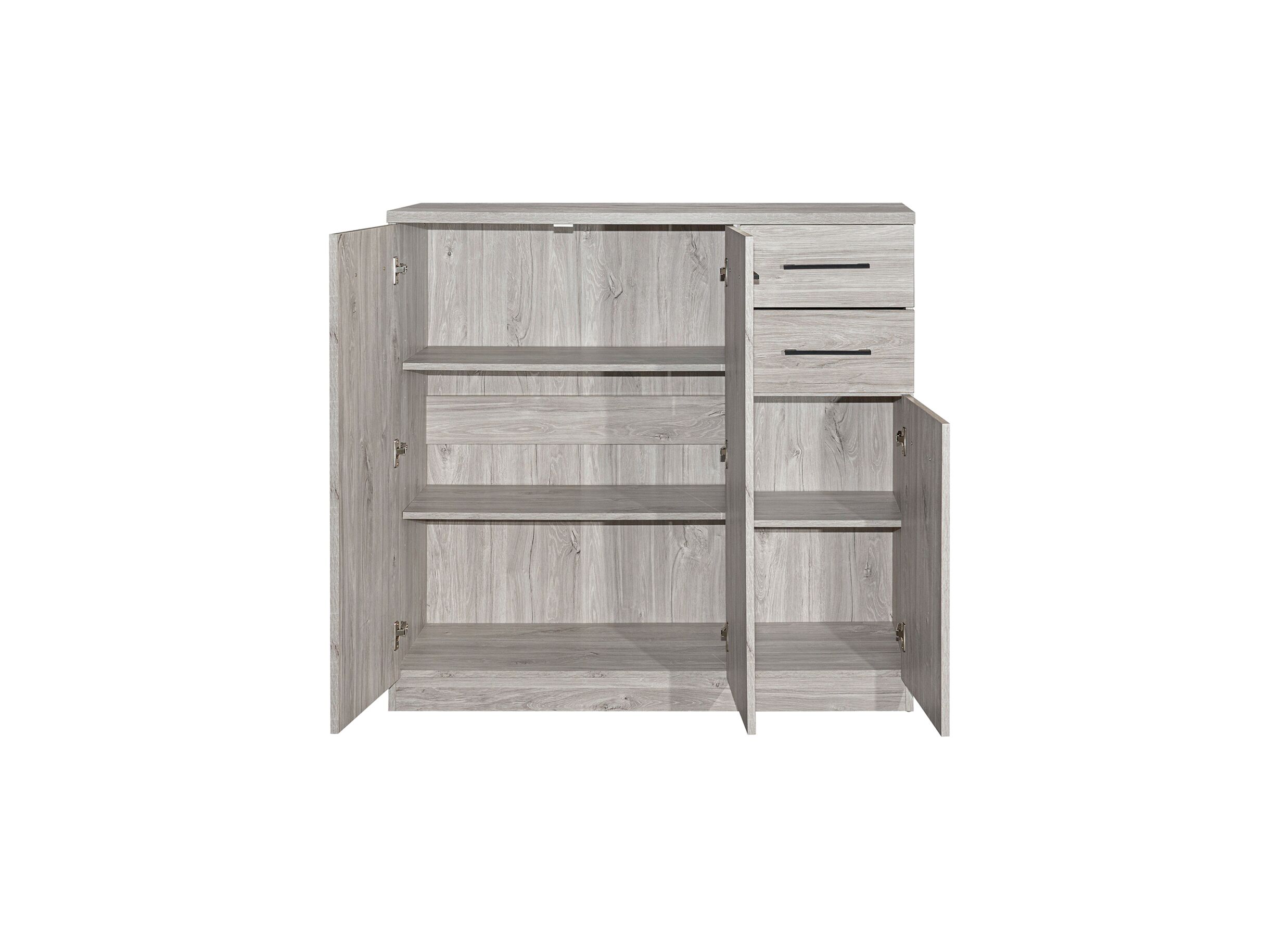 Disposition - Commode Elmo 108x38x110cm - décor - new grey oak