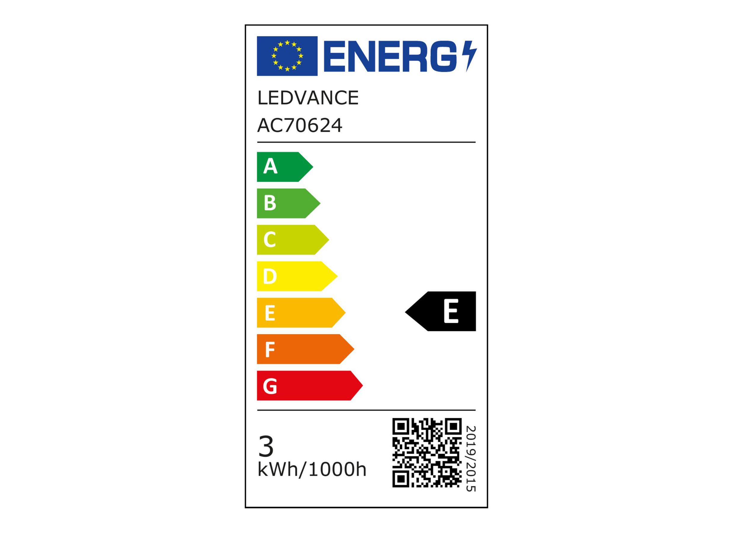 Label énergétique - Ampoule LED 2,4W GU10
