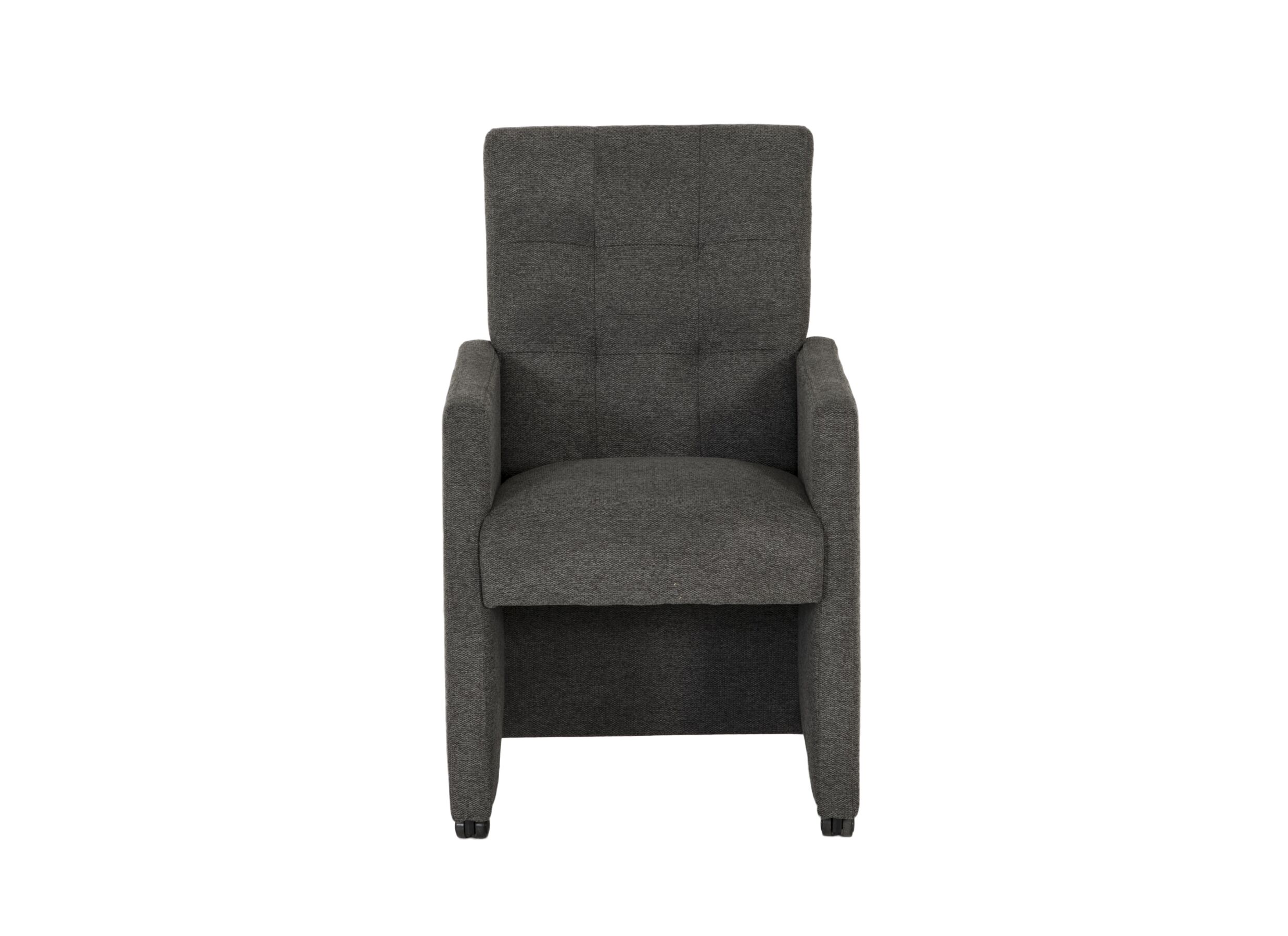Aperçu - Chaise Bilbao 59x57x97cm - tissu - anthracite