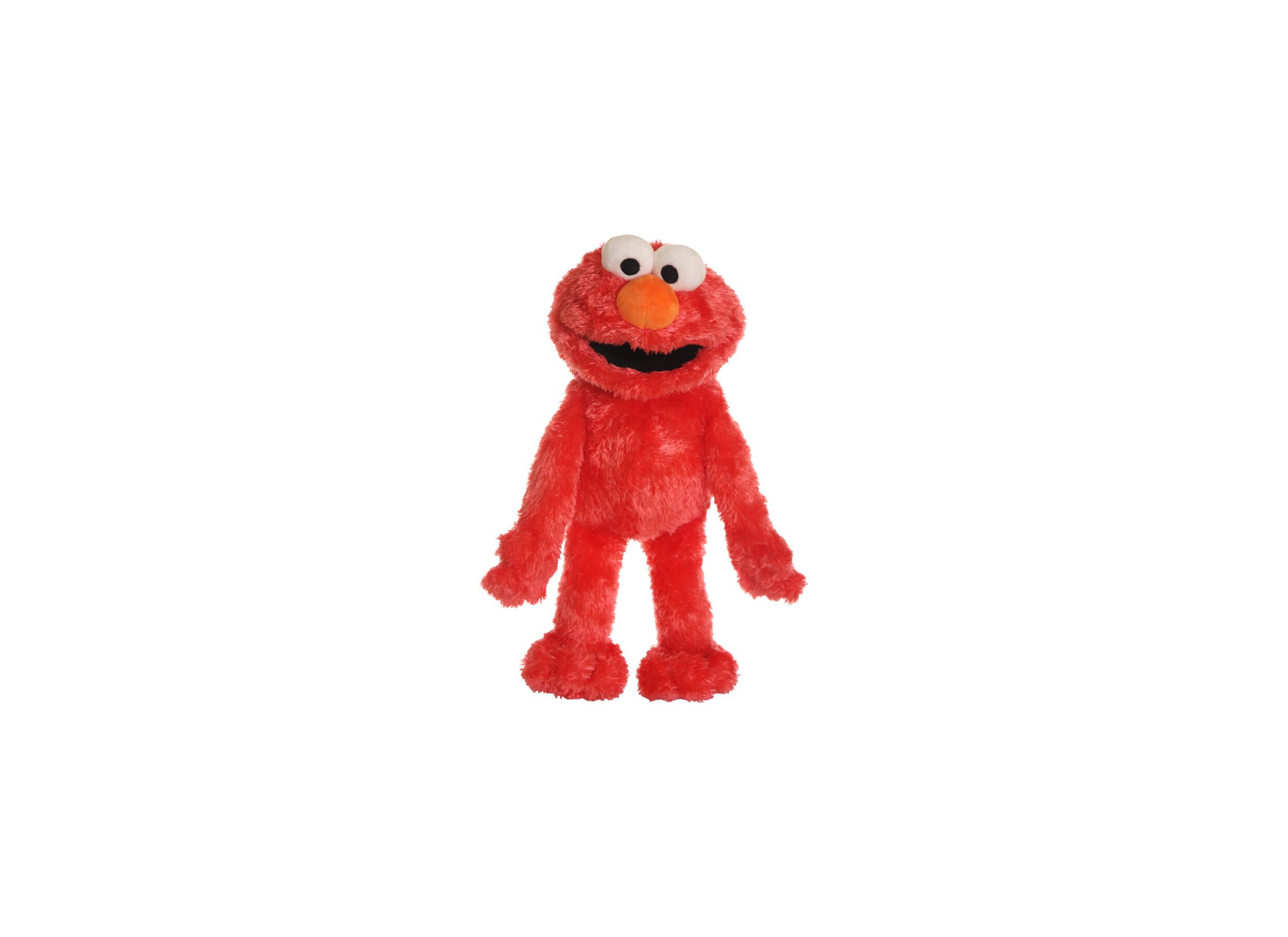 Hoofdfoto - Handpop Sesamstraat Elmo 33-37cm - polyester - rood