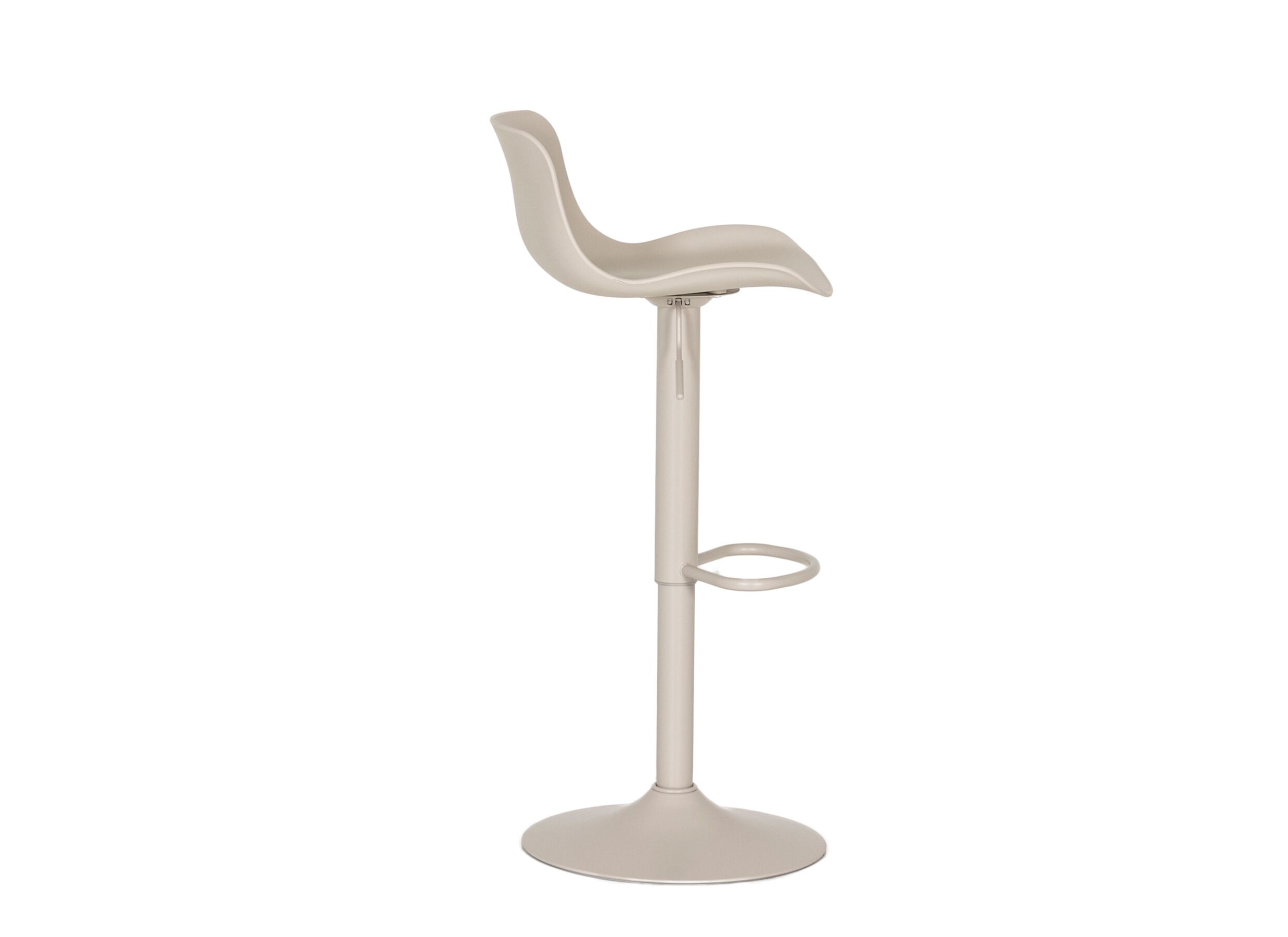 Aperçu - Chaise de bar Dune HA57-78cm - synthétique - greige