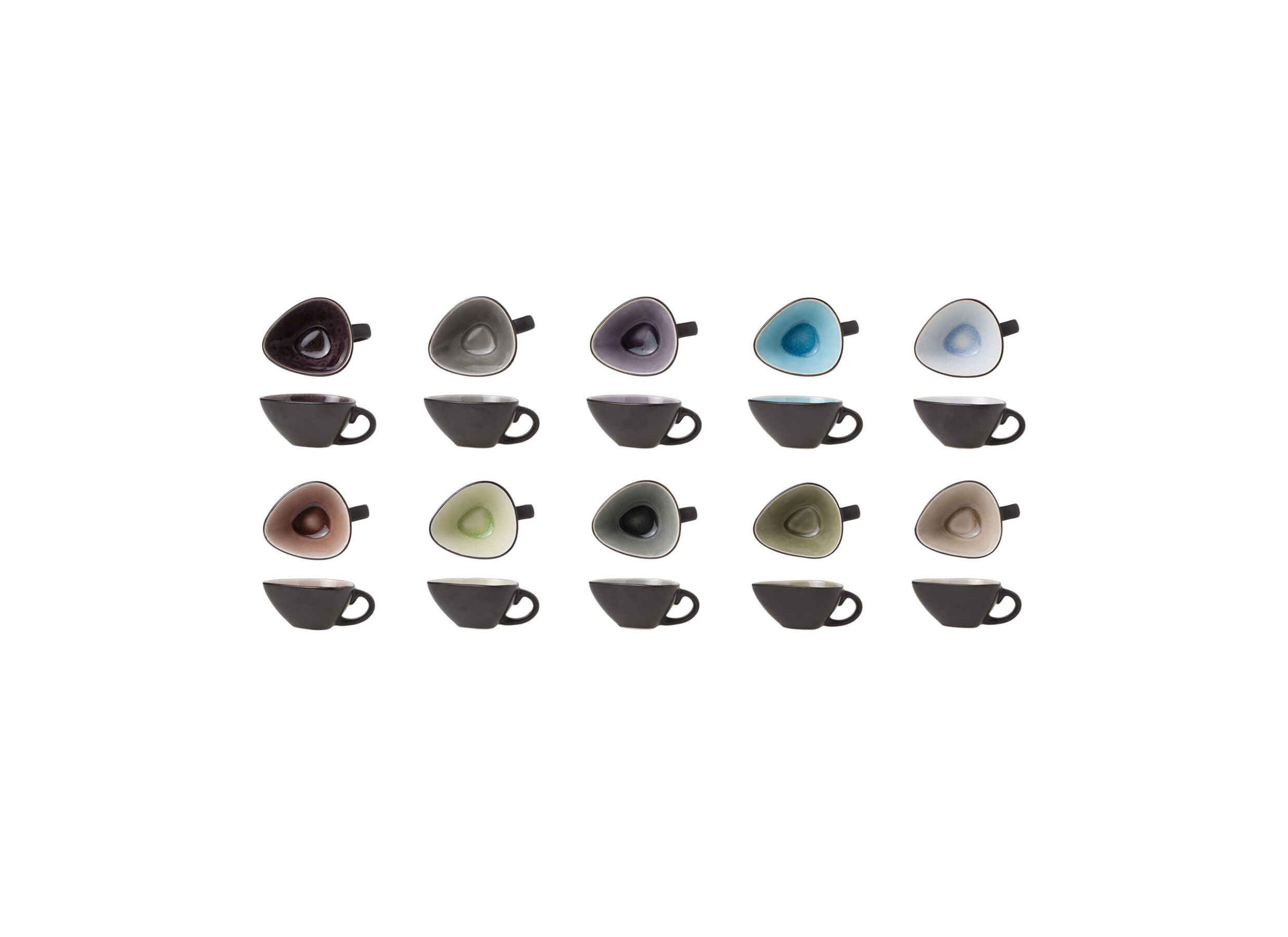 Hoofdfoto - Schaal Streetfood festival 7,5x6,8cm keramiek multicolor