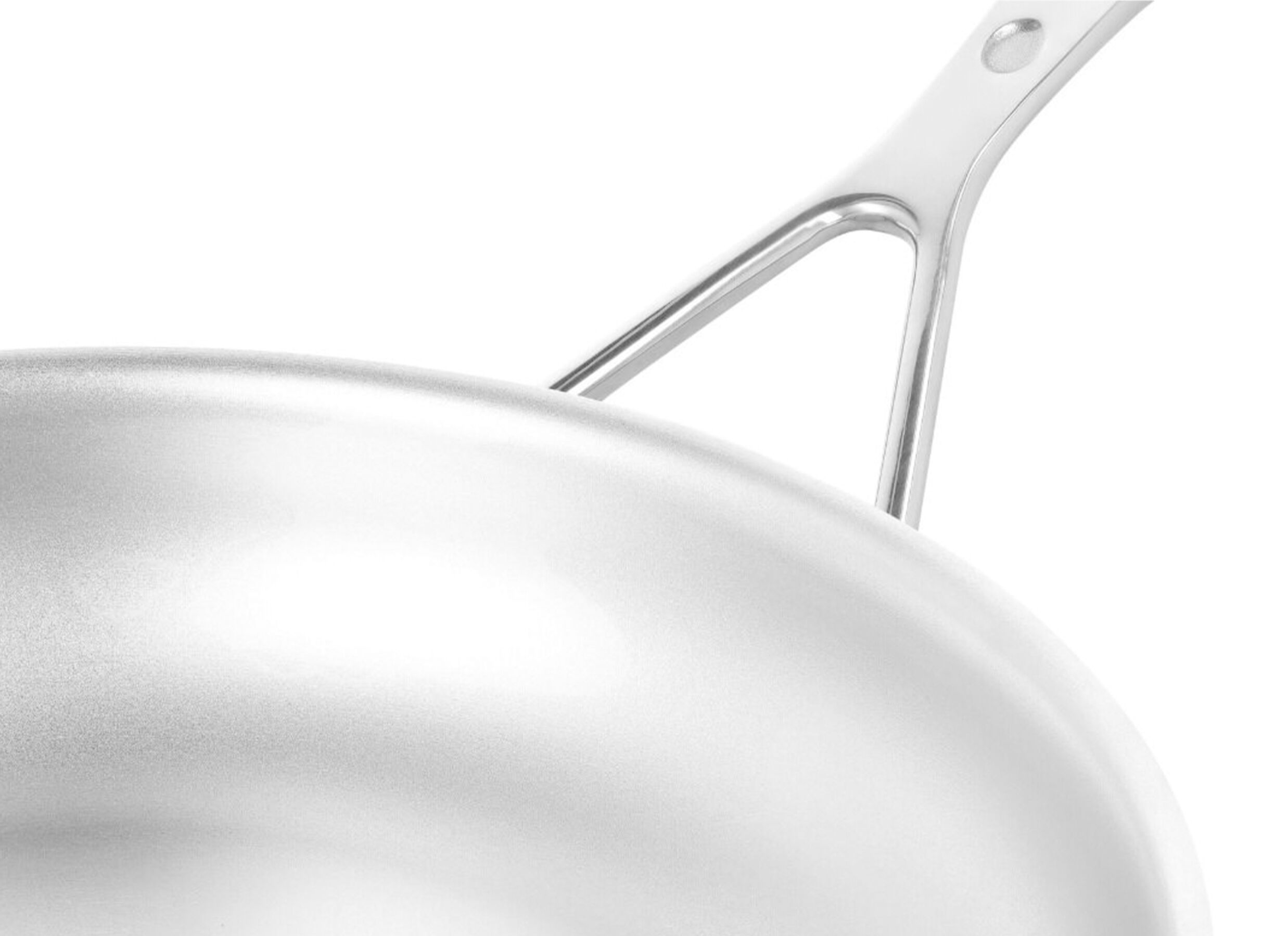 Detail - Poêle Industry 5 Ø32cm - acier inoxydable & Nanotouch - argent
