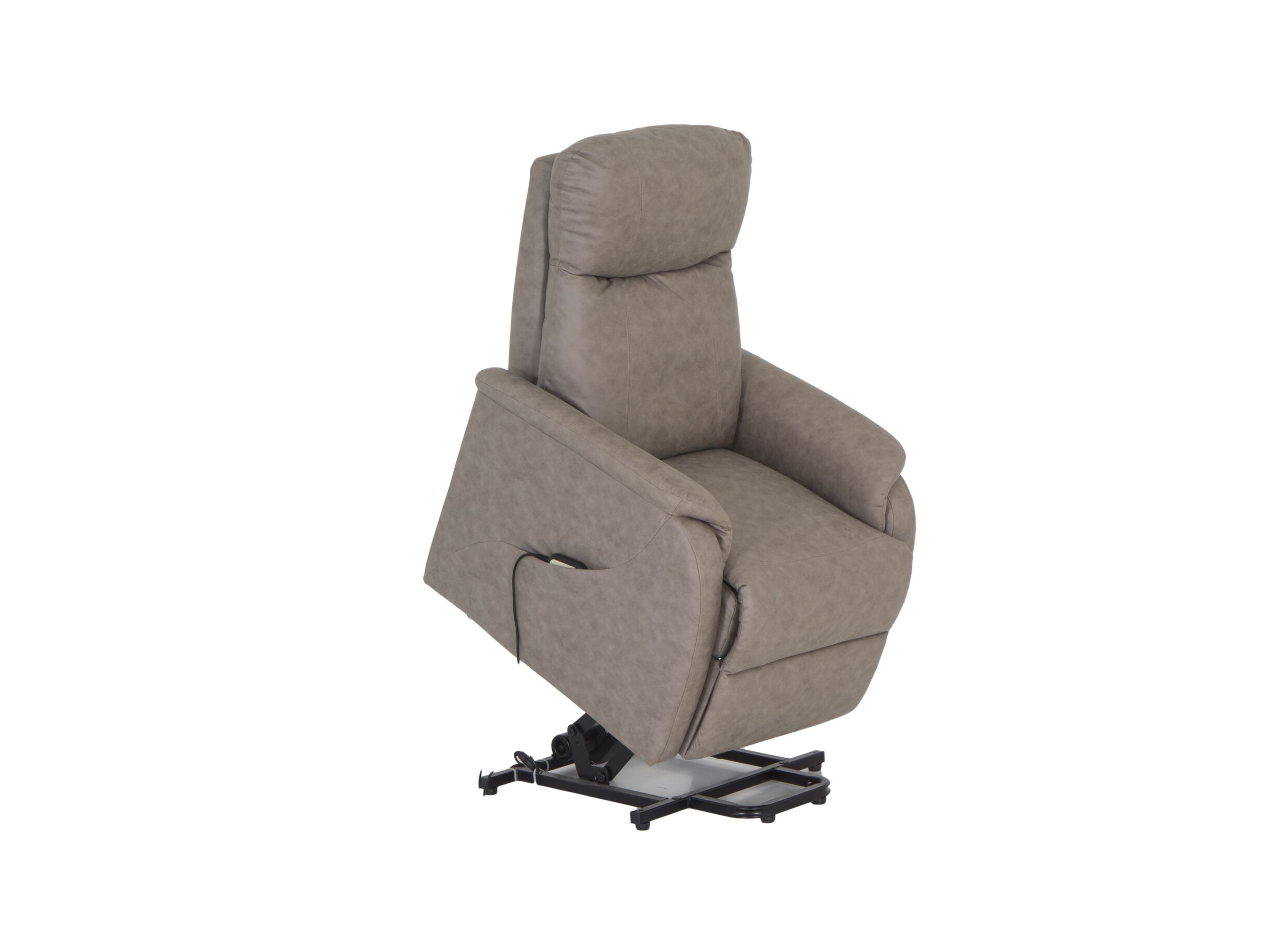 Fauteuil relax Power électrique - tissu - gris