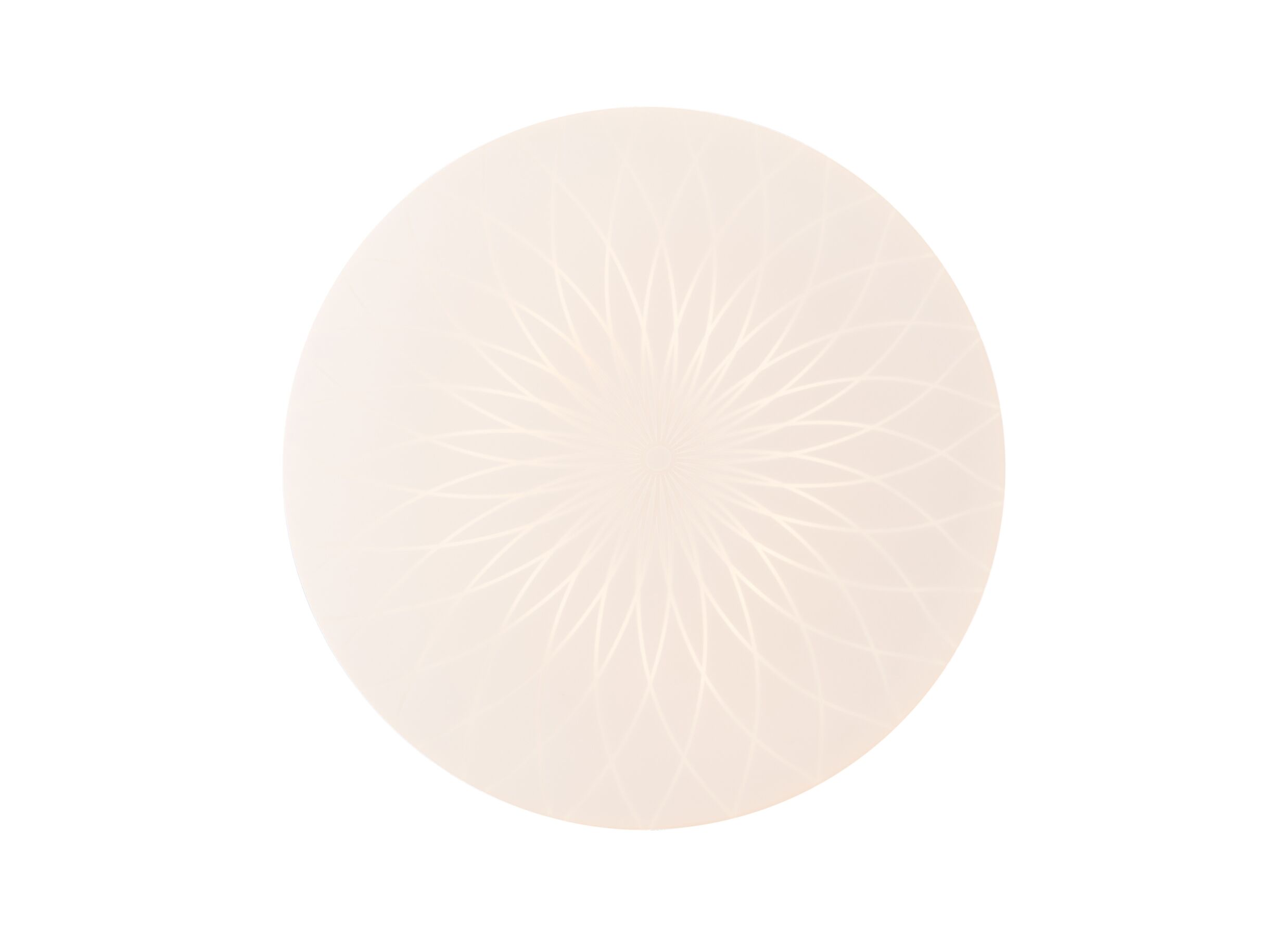 Aperçu - Plafonnier Farah Ø34cm - plastique & métal - blanc