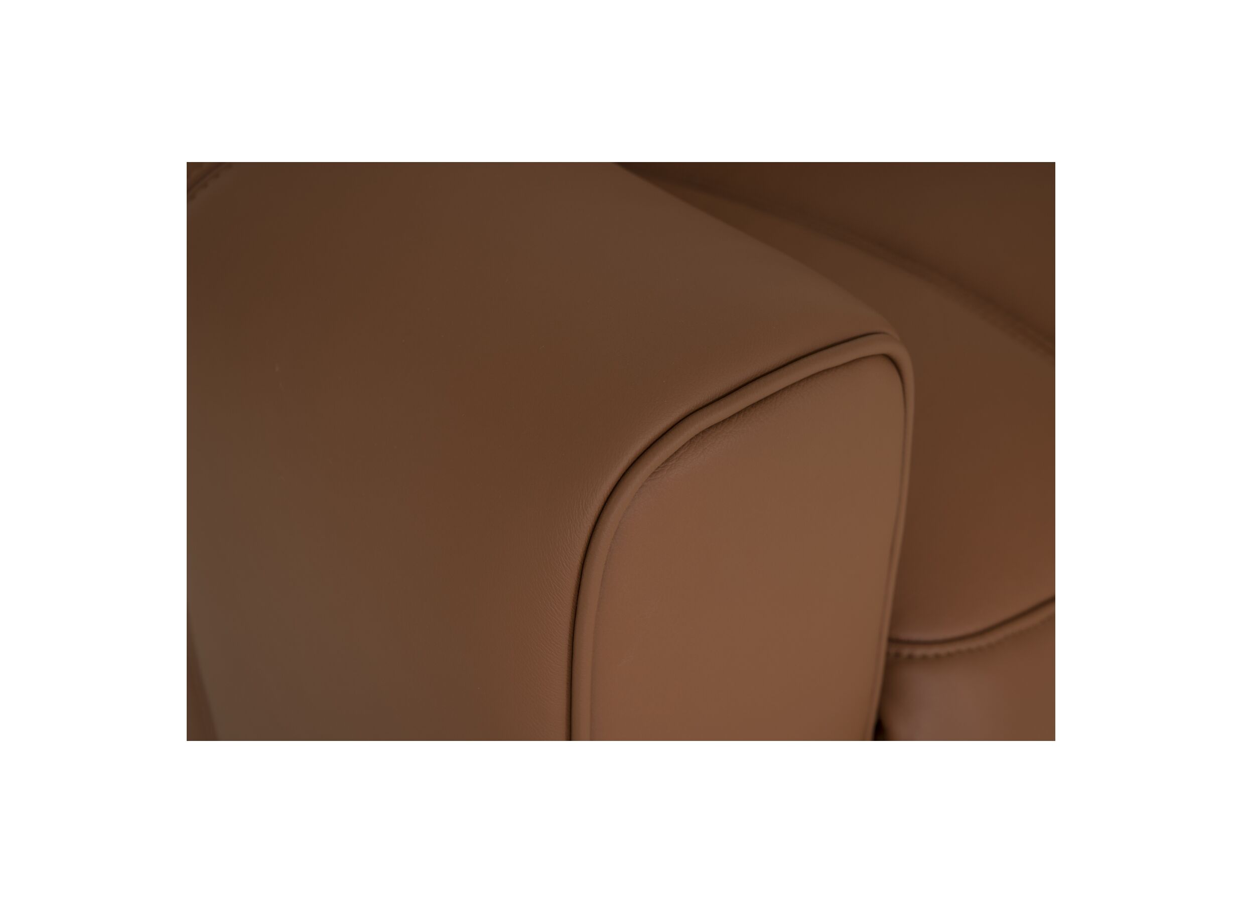 Detailfoto - Zetel Shak-Bis 2,5+2-zit - leder - warm bruin
