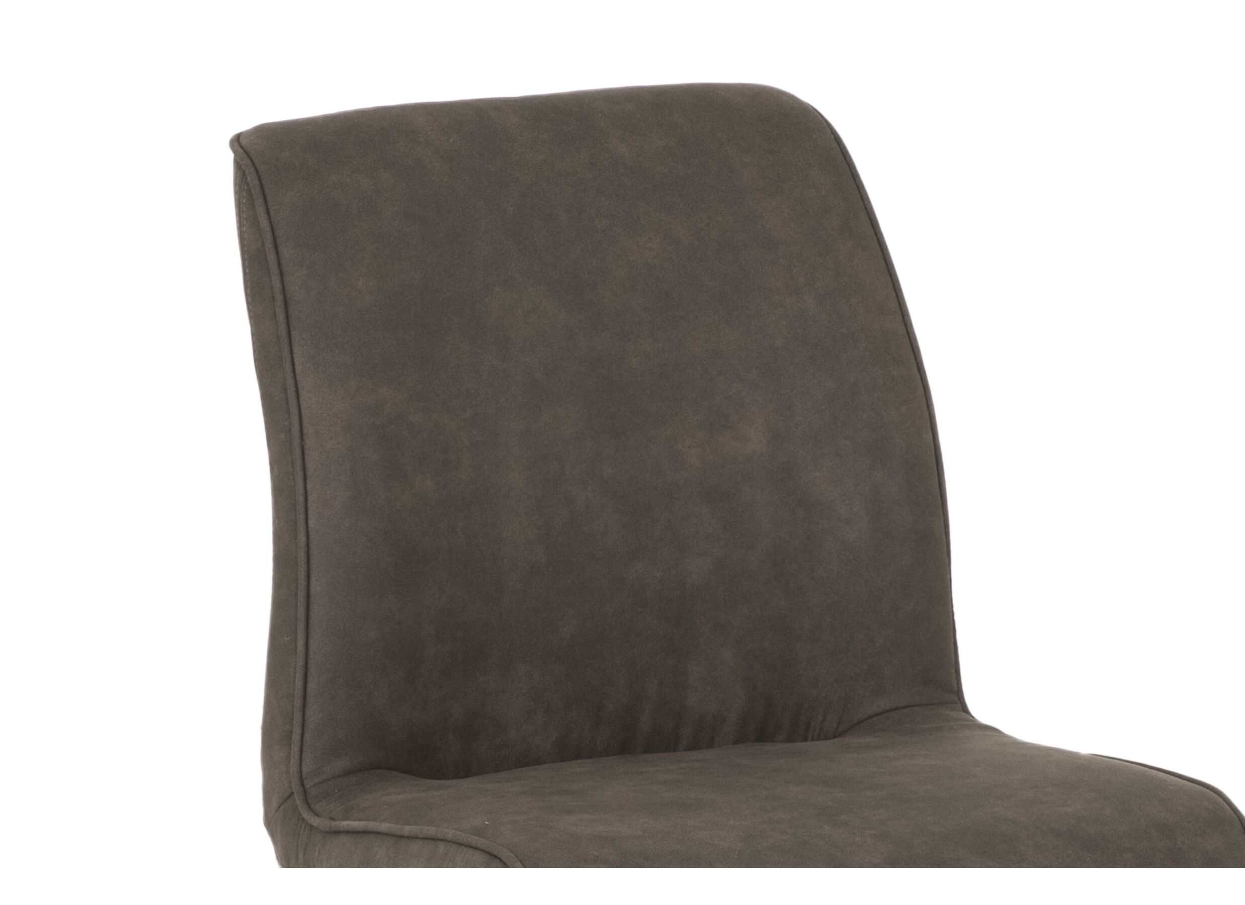 Detail - Chaise Saint 50x53x86cm - microfibre - anthracite