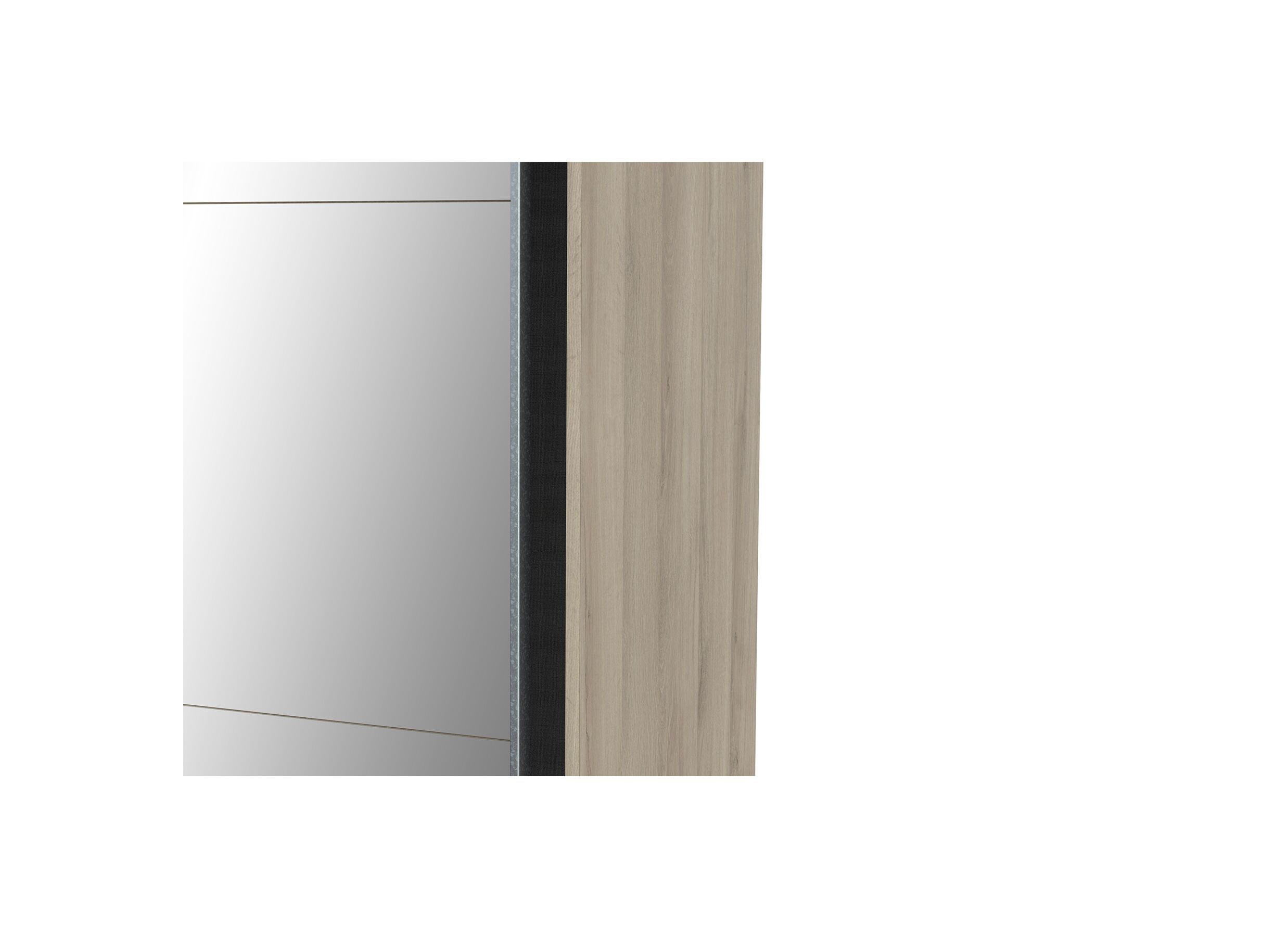 Armoire à portes coulissantes Ghost 195cm - décor - chêne de kronberg