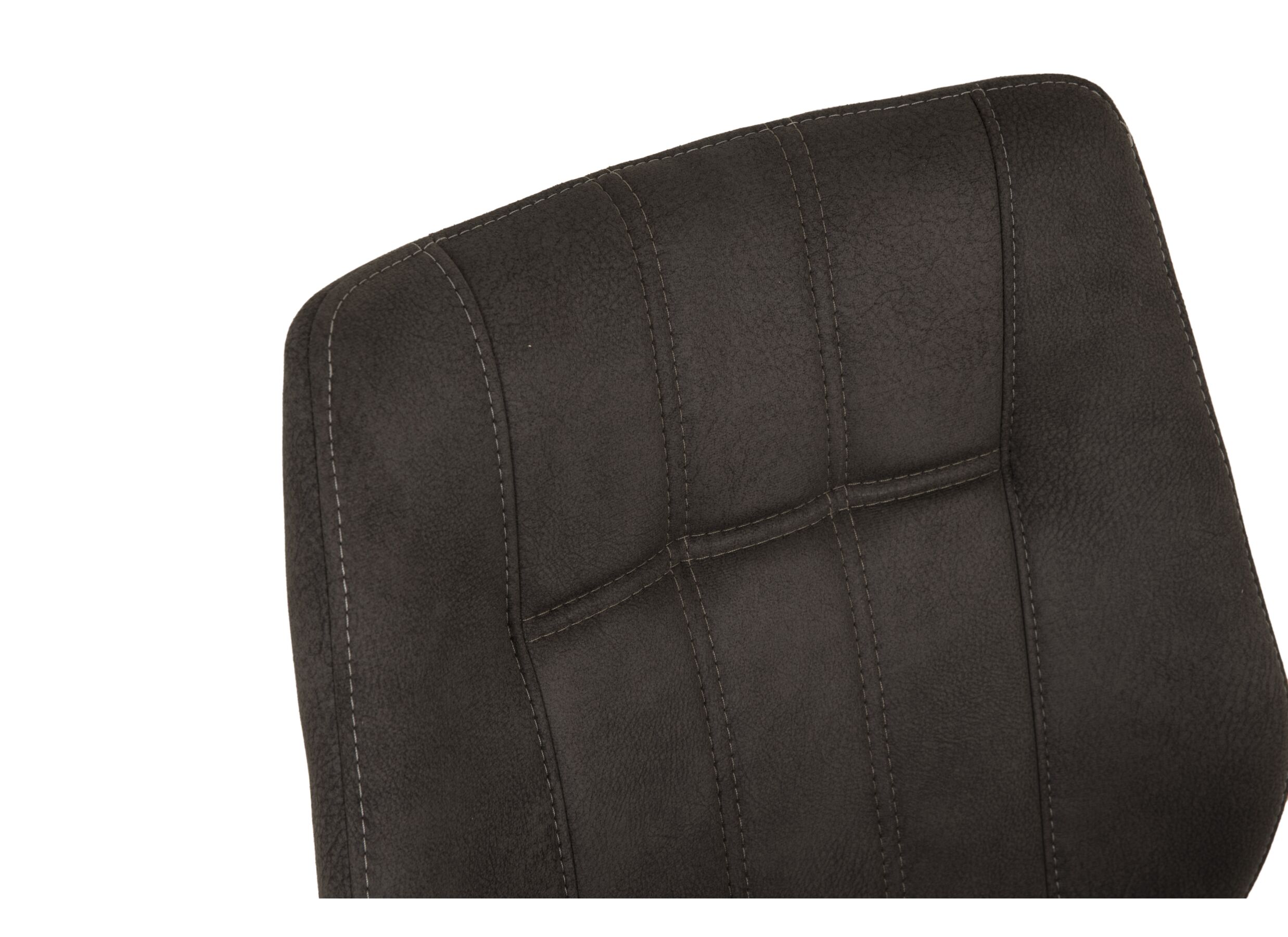 Chaise 47x55x89cm - tissu - anthracite