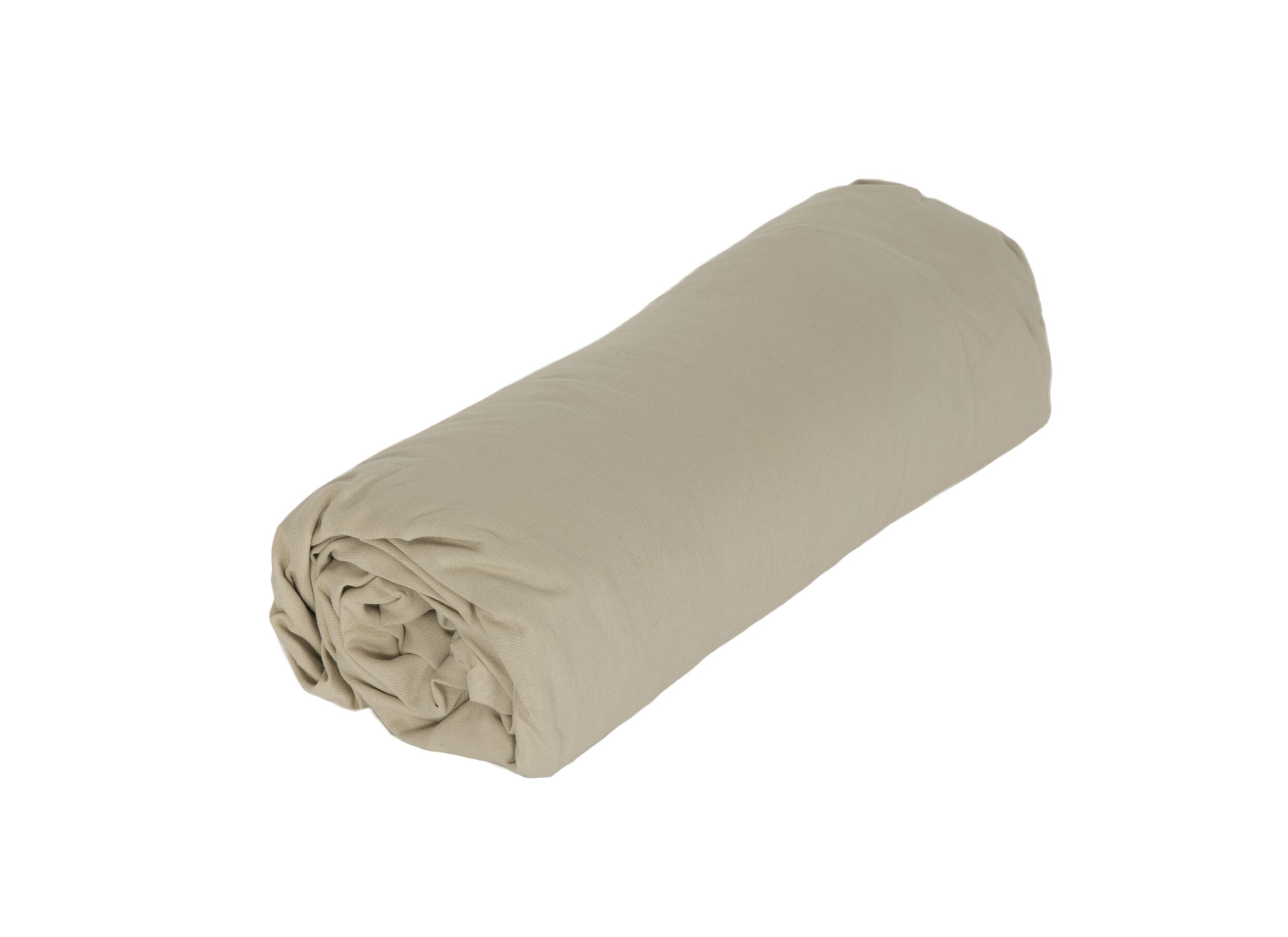 Aperçu - Drap-housse Arya 160x200cm - coton - sable