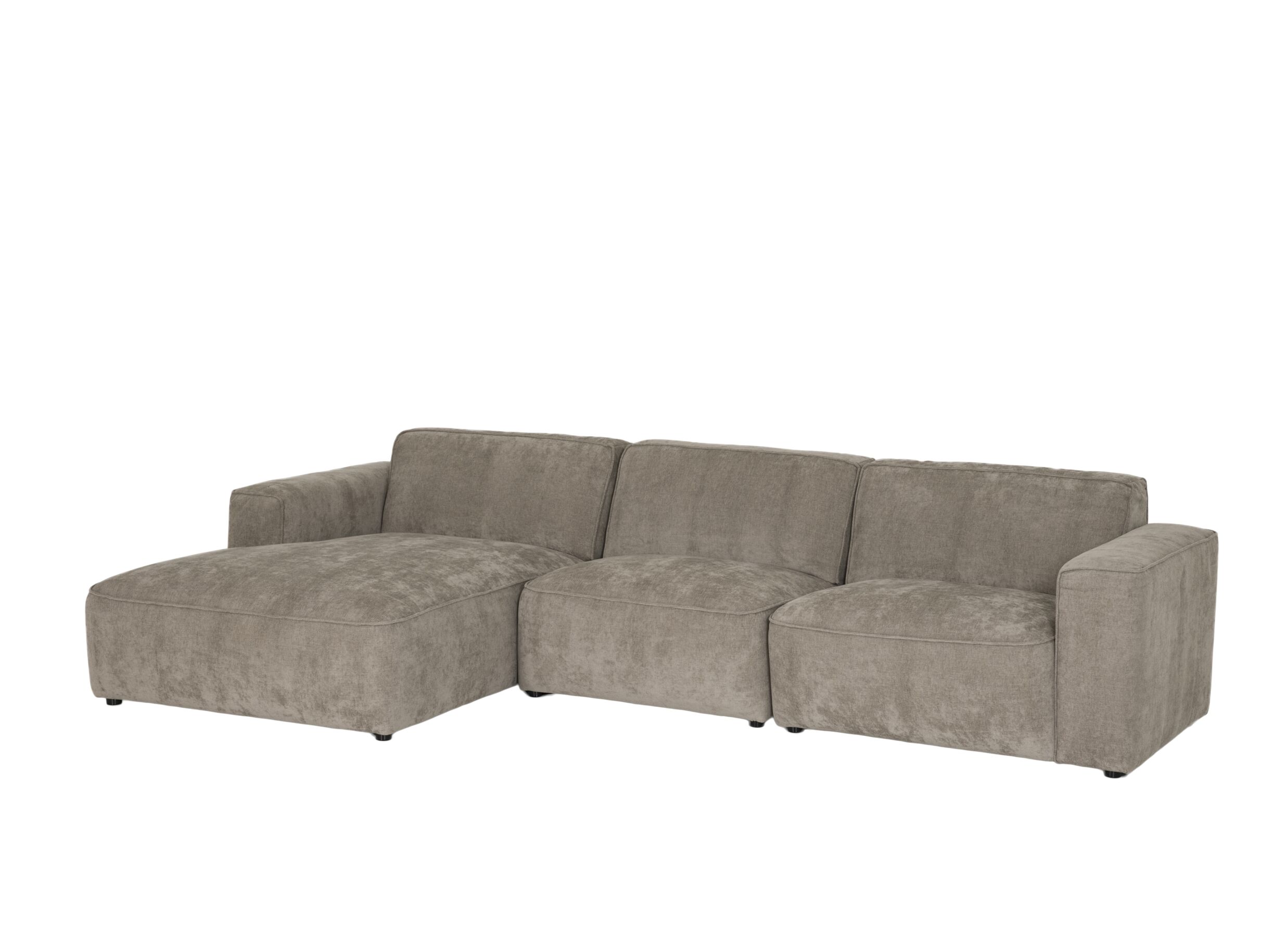 Hoeksalon Chelsea 330x170cm - stof - greige - Canapé d'angle Chelsea 330x170cm - tissu - greige