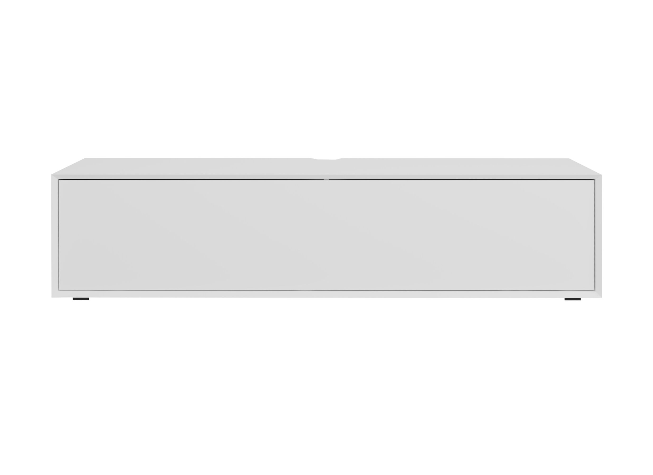 Overzichtsfoto - Tv-meubel Stream 160cm - melamine - wit