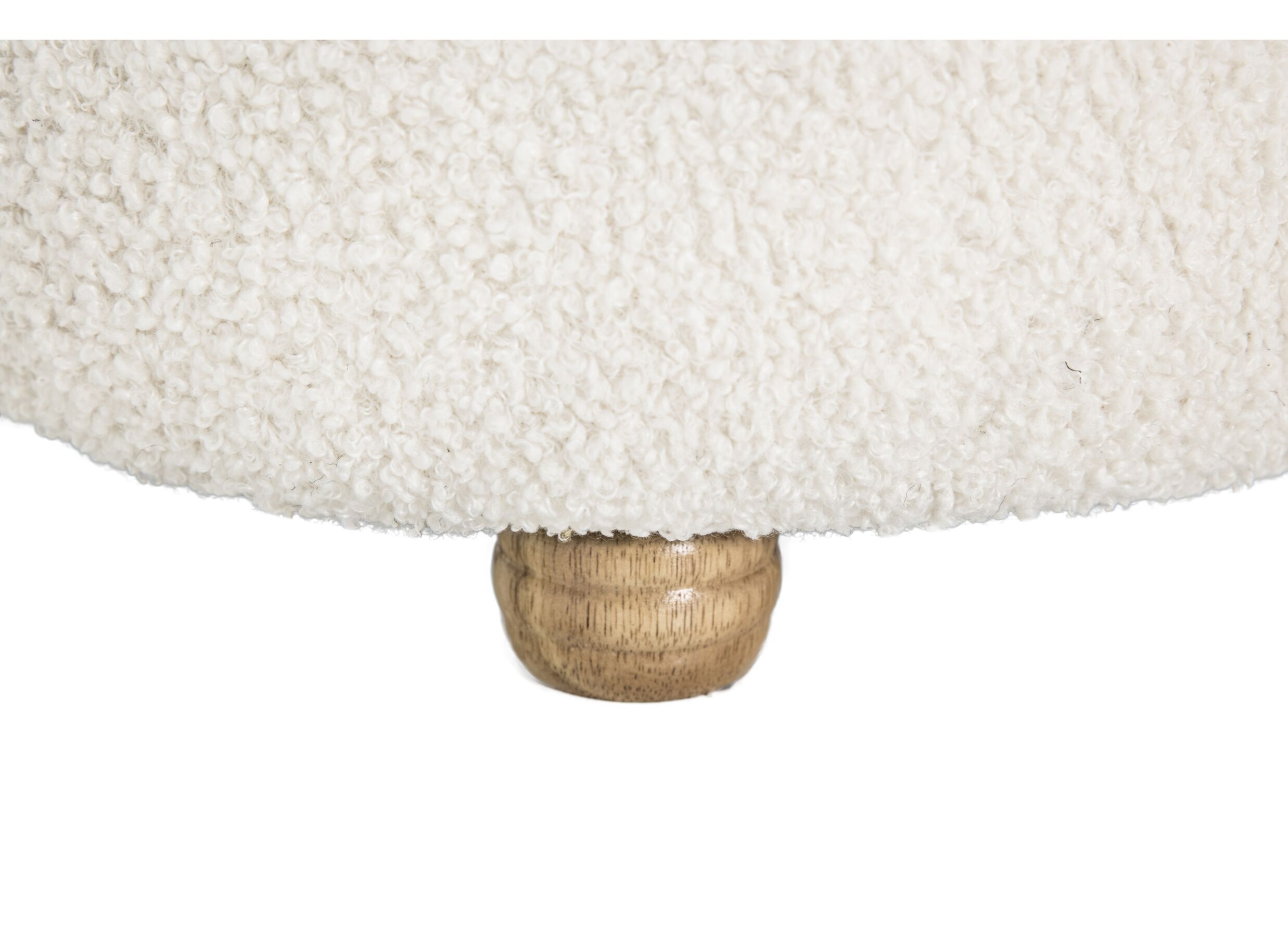 Detail - Fauteuil enfant Muffin 46x50x48cm - bouclé - blanc