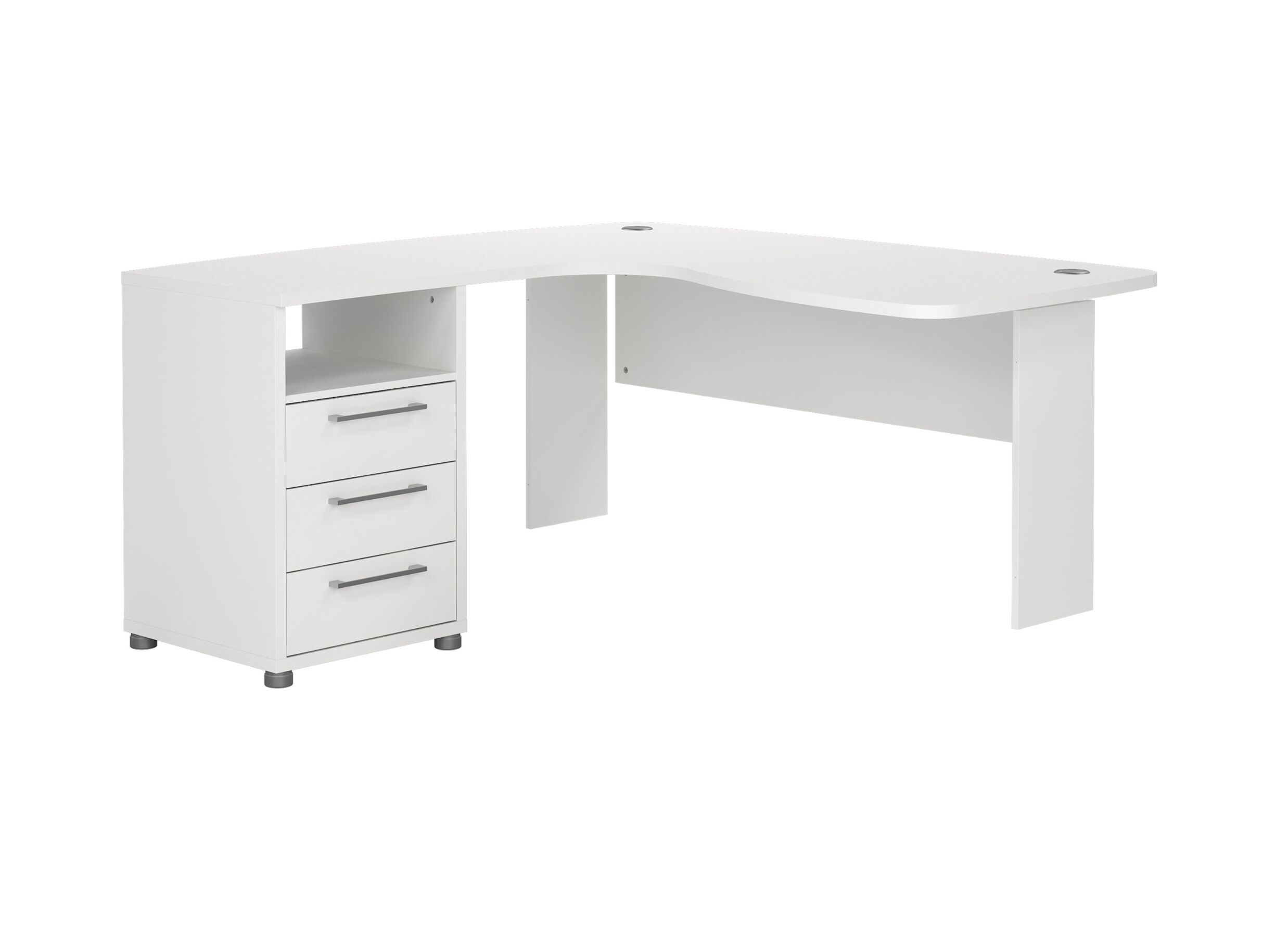 Hoekbureau Prima decor - wit - Hoekbureau Prima decor - wit