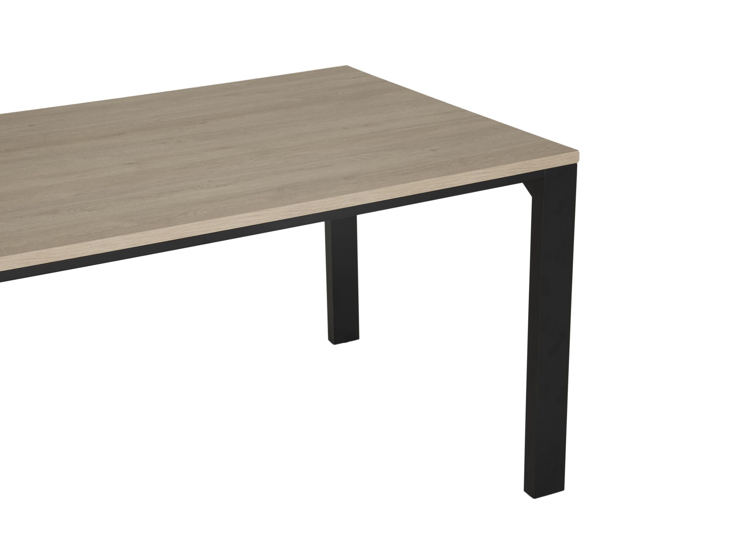 Detailfoto - Tafel Tyler 170x100cm - melamine - urban oak