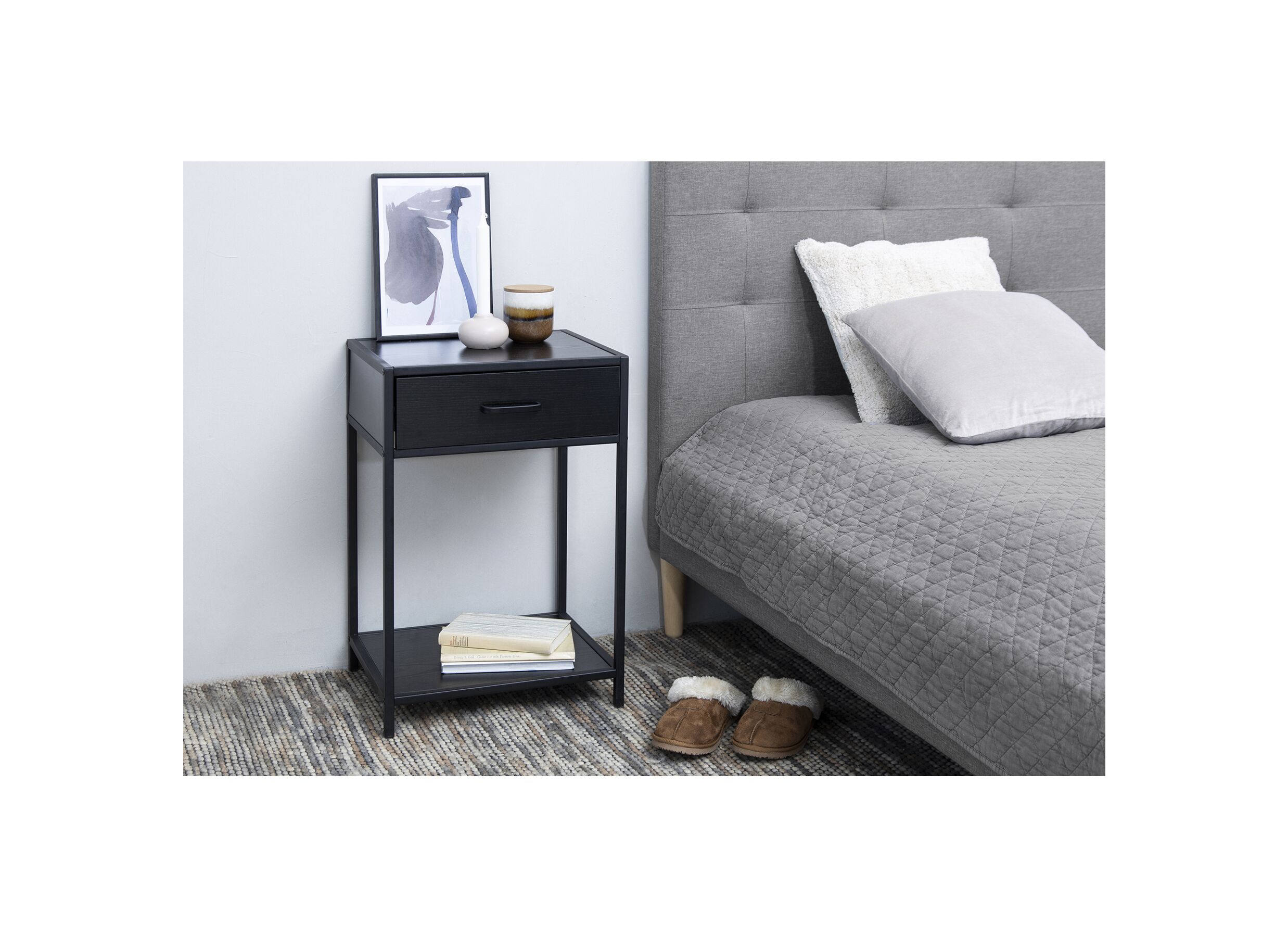 Foto ambiance - Table de chevet 42x35x63cm
