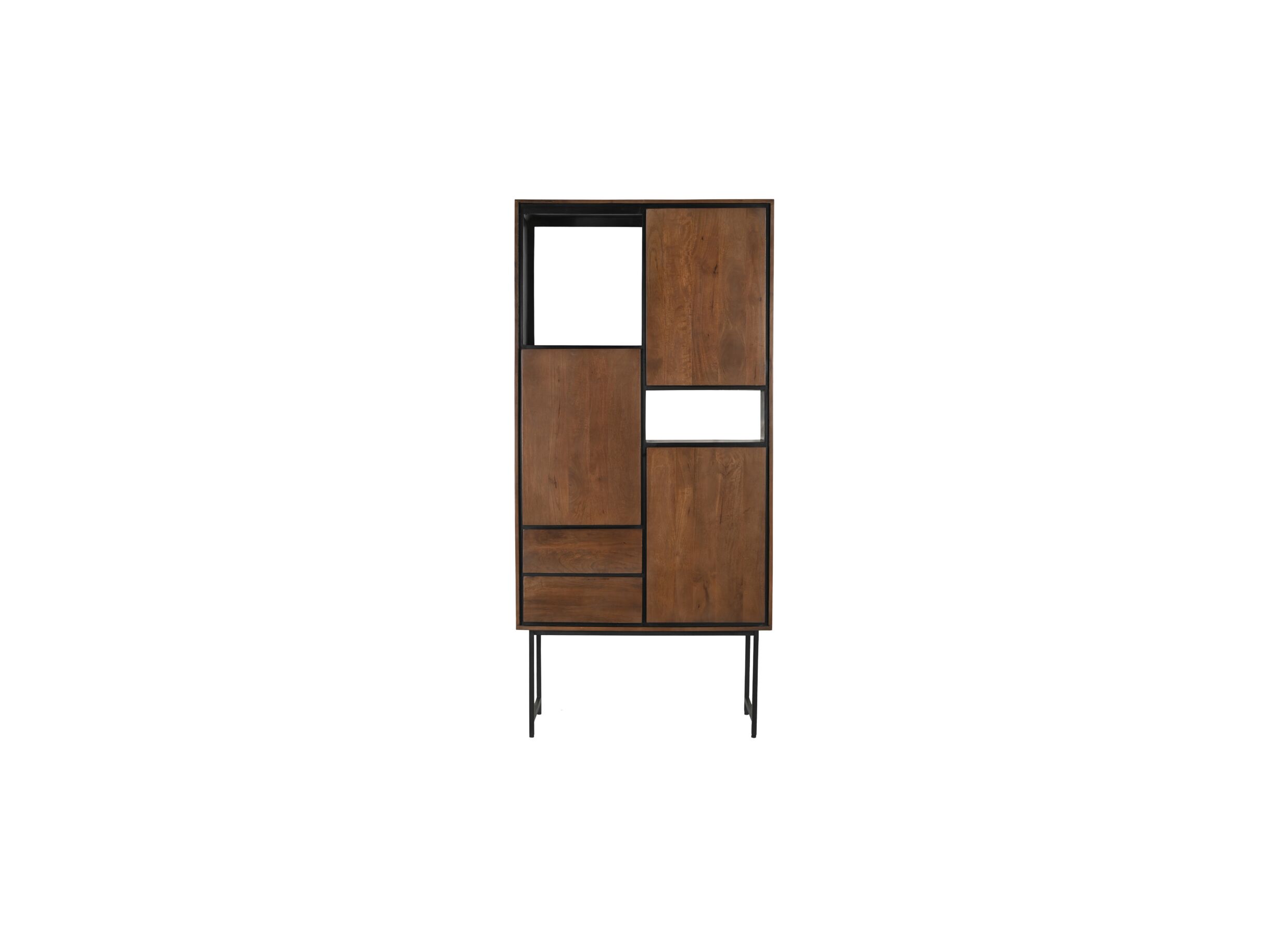 Overzichtsfoto - Kast Ferrato 100cm - mango massief - naturel