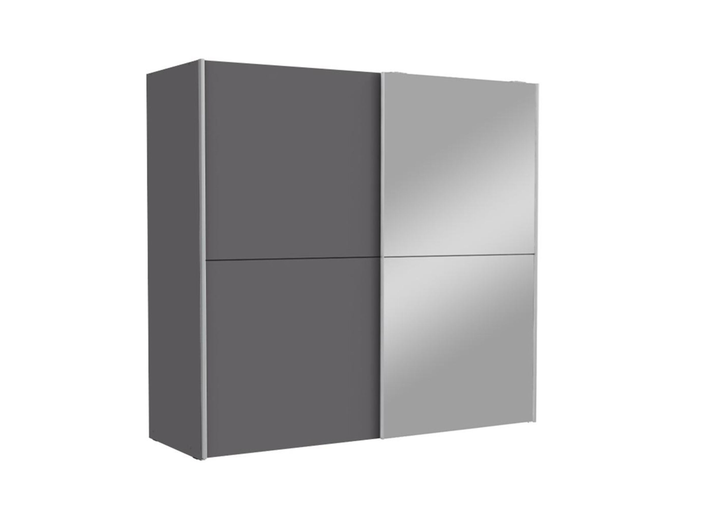 Armoire à portes coulissantes 170cm - Armoire à portes coulissantes Kaikais 170cm - décor - gris foncé