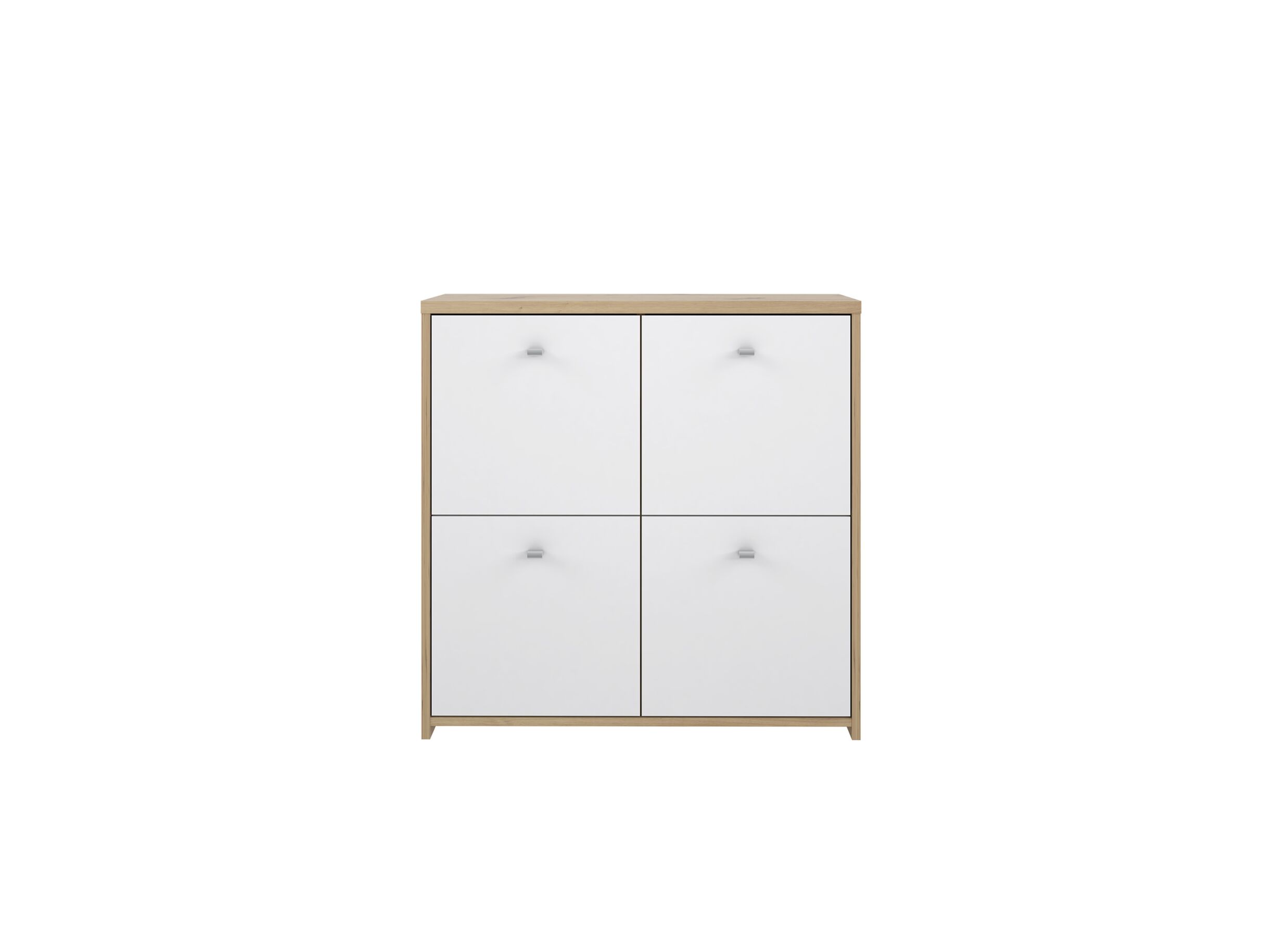 Aperçu - Armoire Best Chest 77x30x78cm - panneau décor - chêne artisanal/blanc