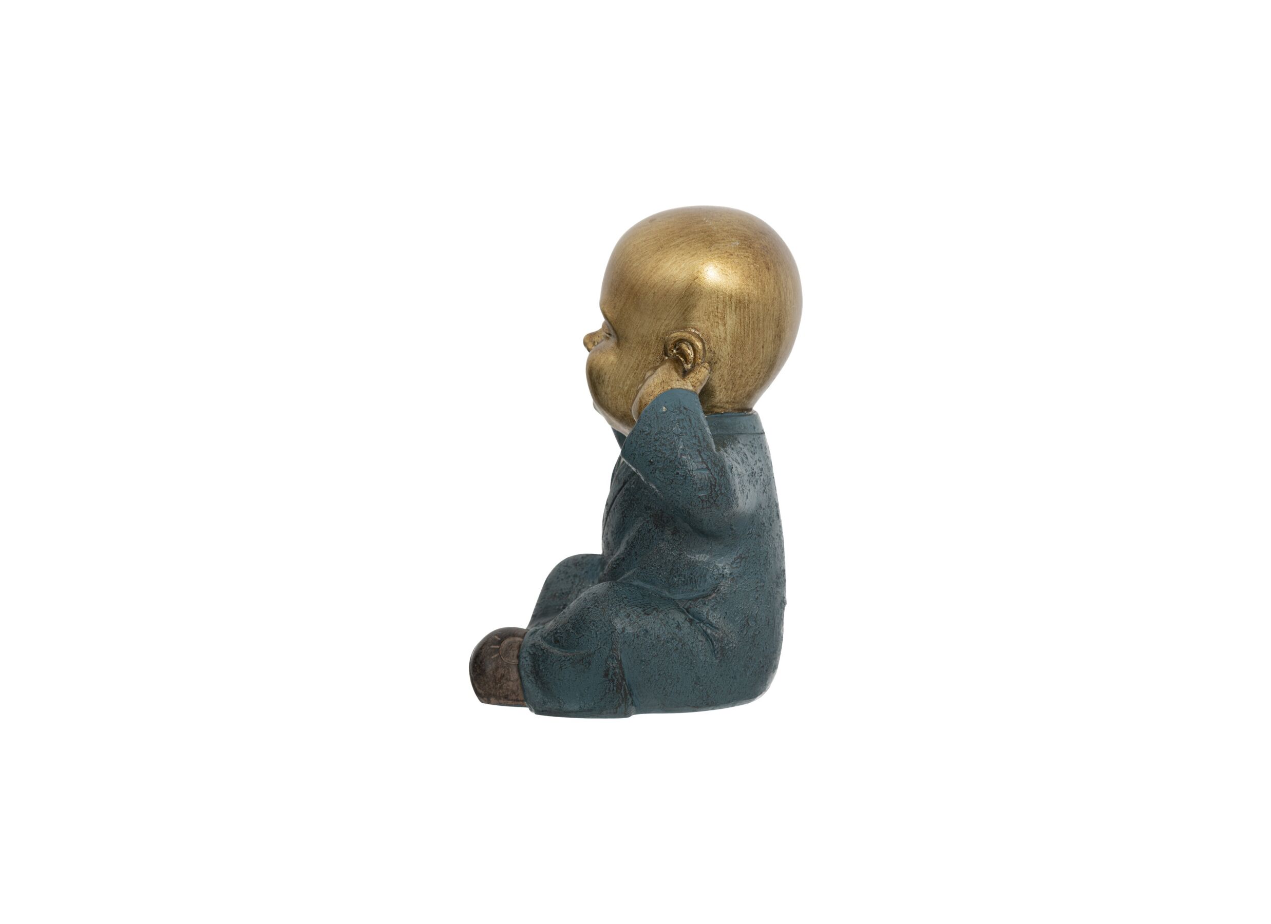 Aperçu - Statue bouddha Sagesse Jiling H21cm lot de 3