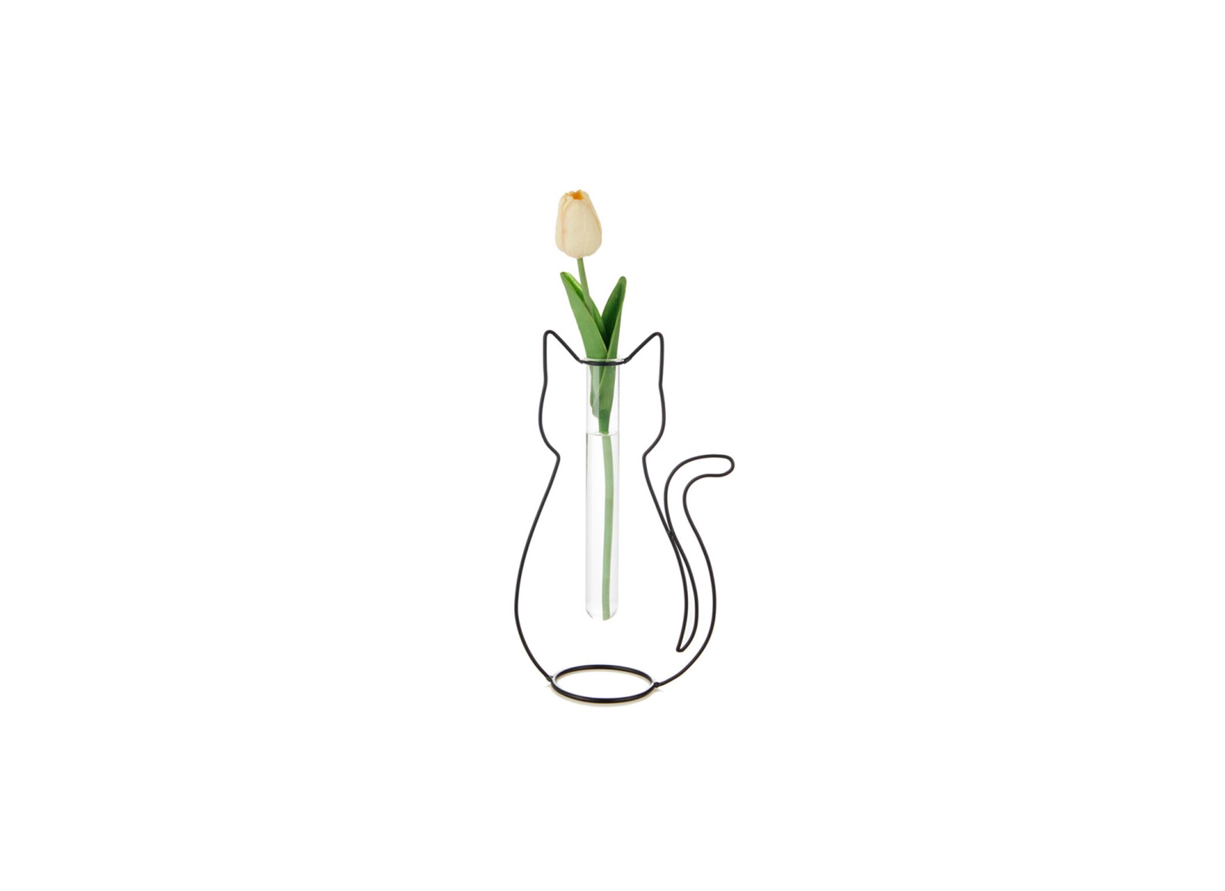 Vase Cat Silhouette H34cm - Vase Cat Silhouette H34cm