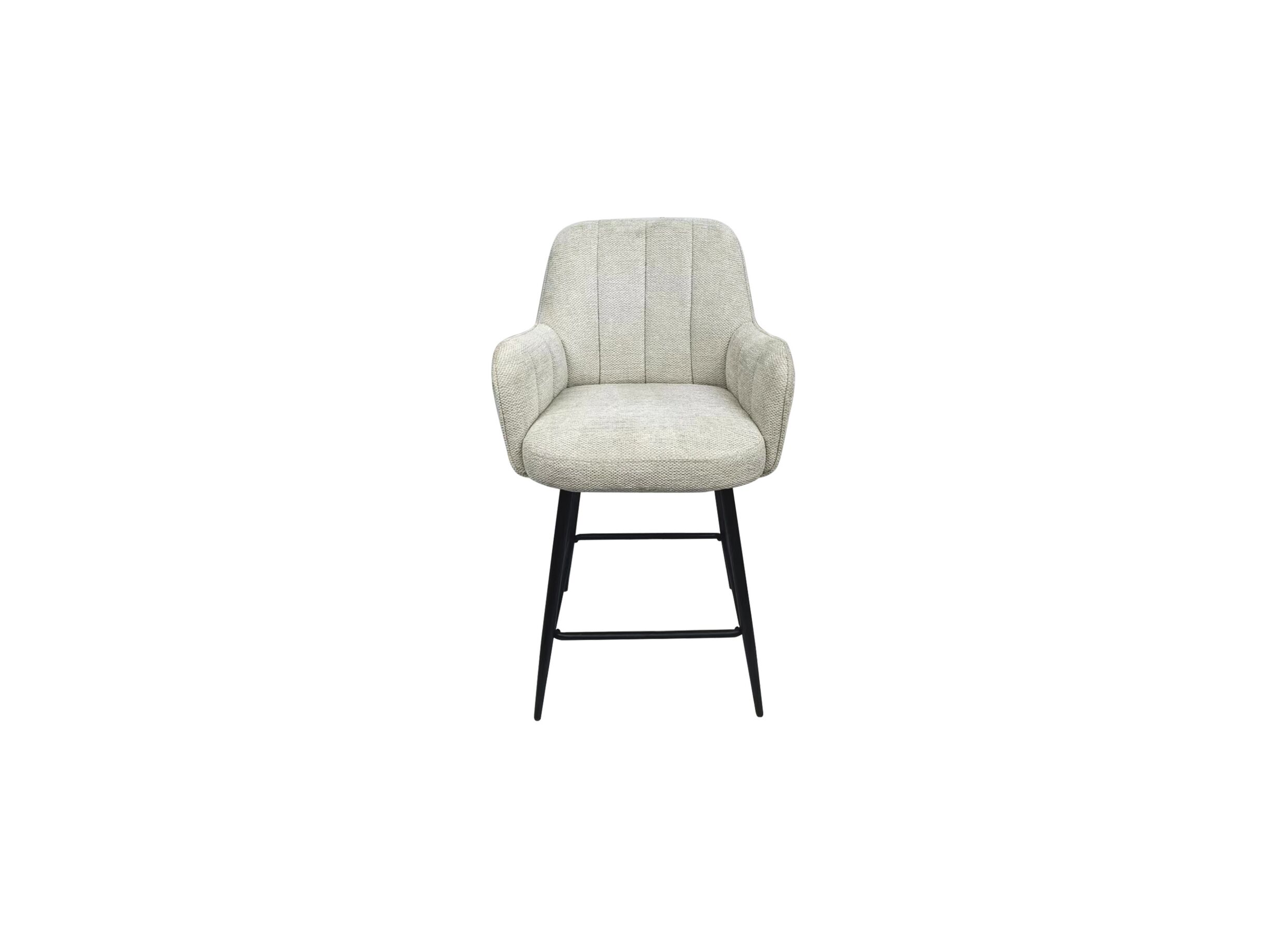 Aperçu - Chaise de bar Bonzo HA67cm - tissu - gris clair